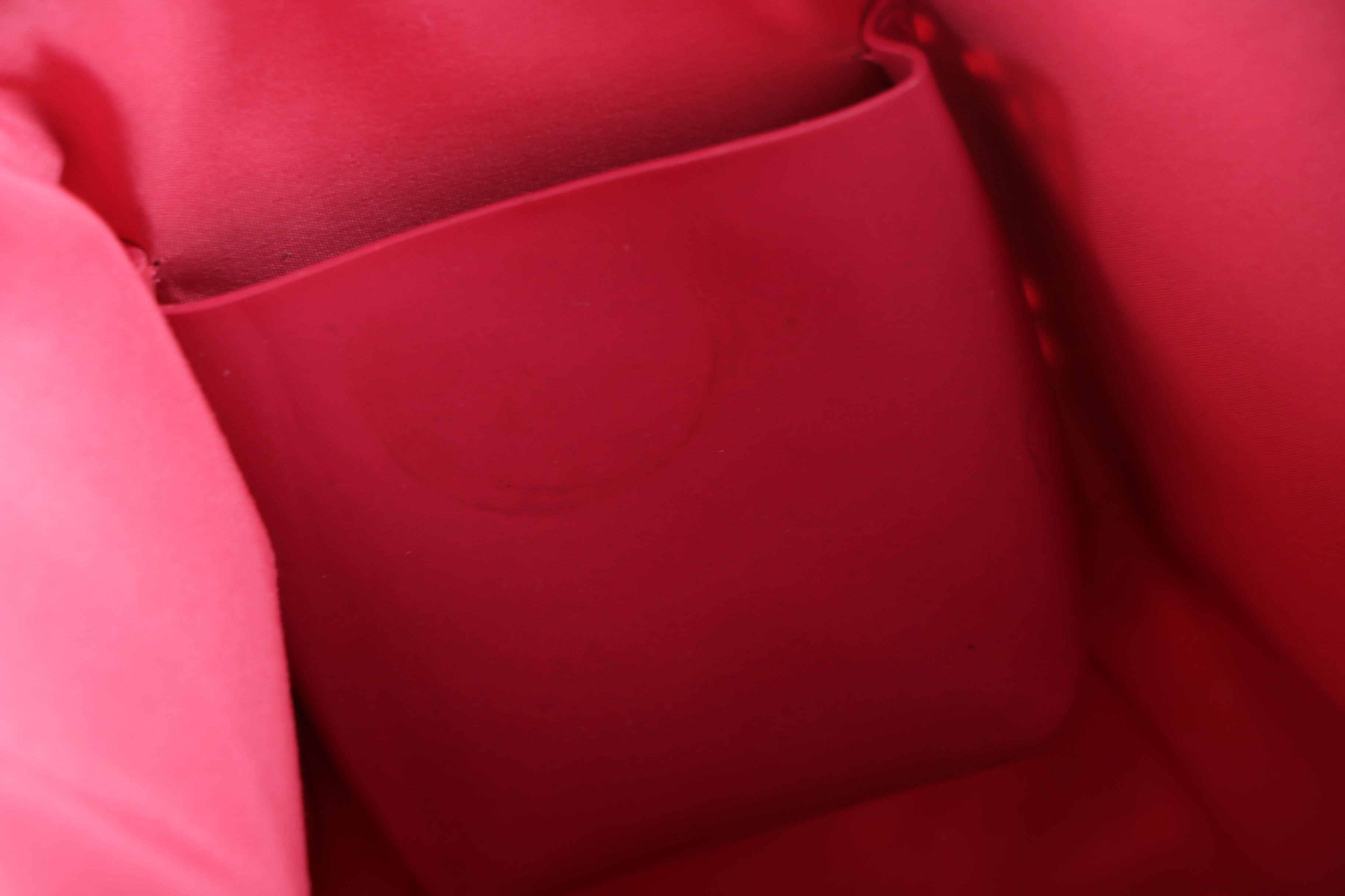 Tory Burch Orange and Pink Patent Leather Tote Bag