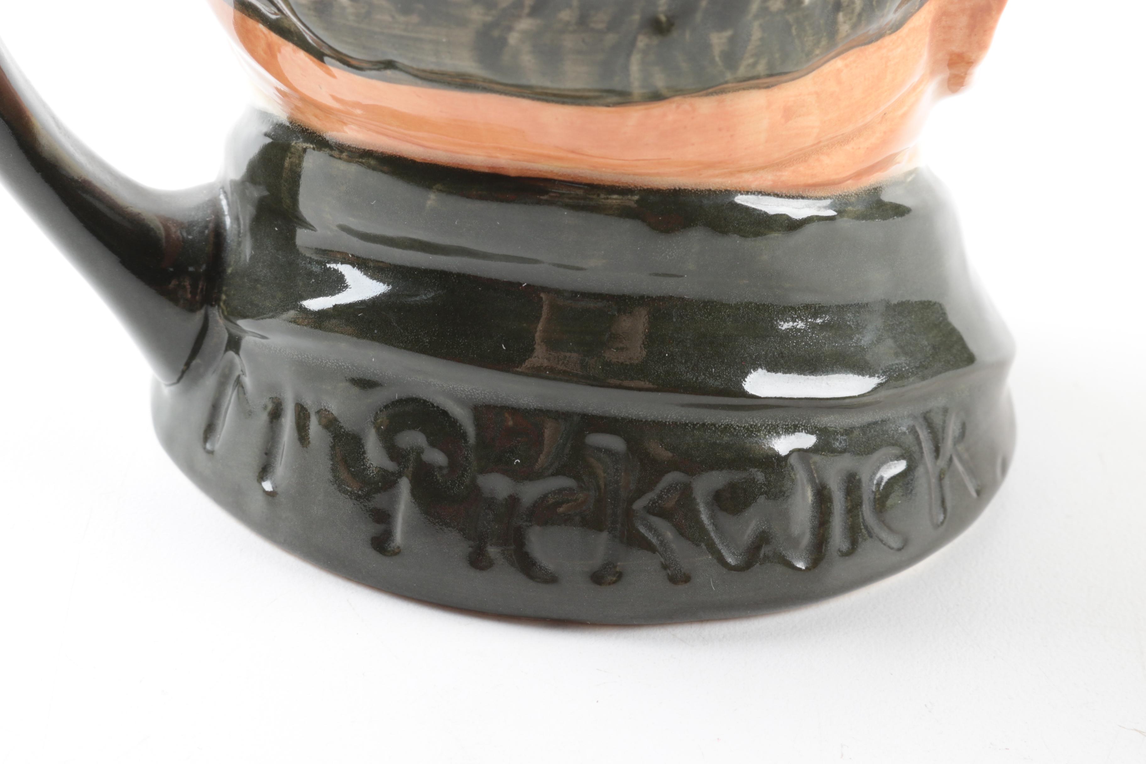 Royal Doulton "City Gent," "The Collector" and "Mr. Pickwick" Character Jugs