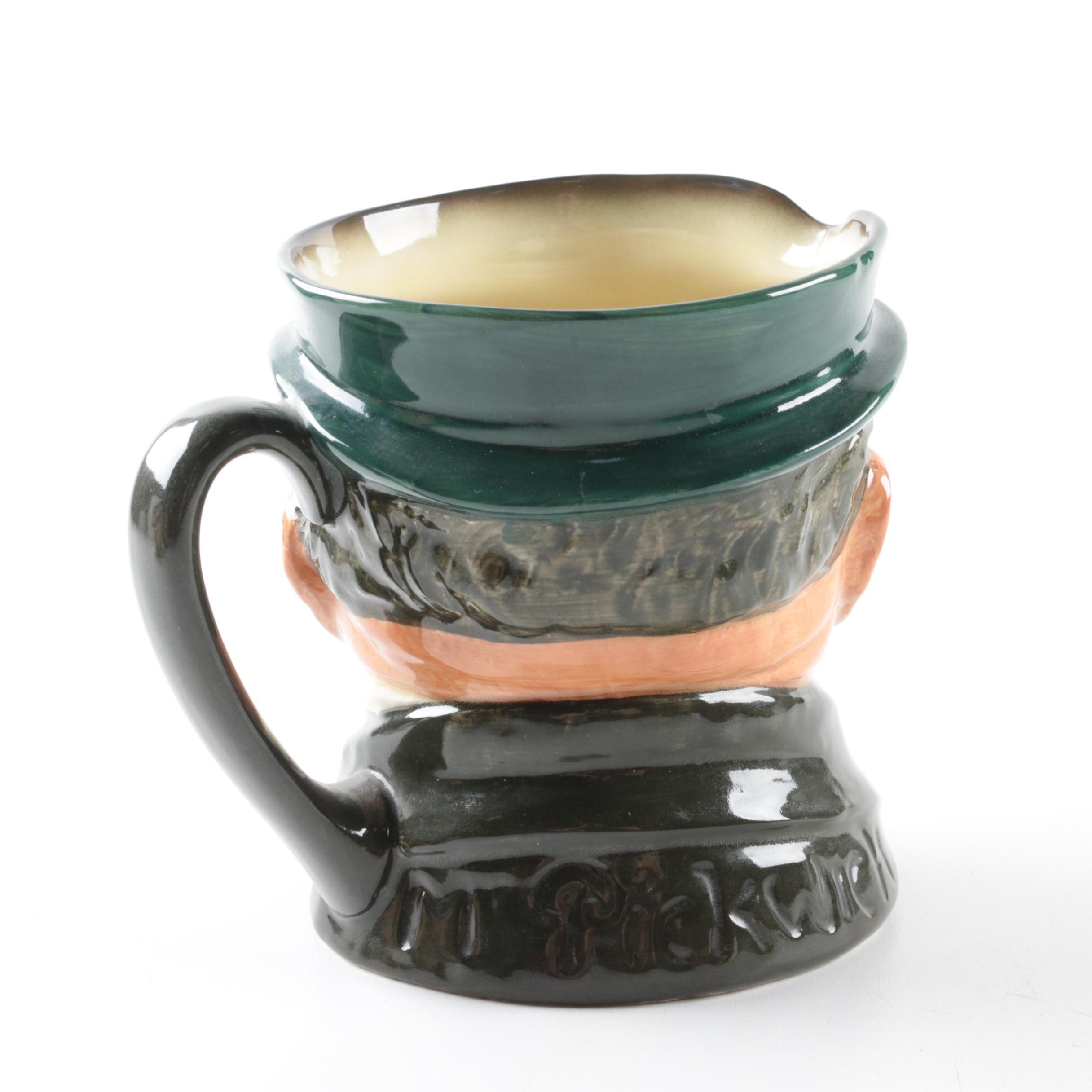 Royal Doulton "City Gent," "The Collector" and "Mr. Pickwick" Character Jugs