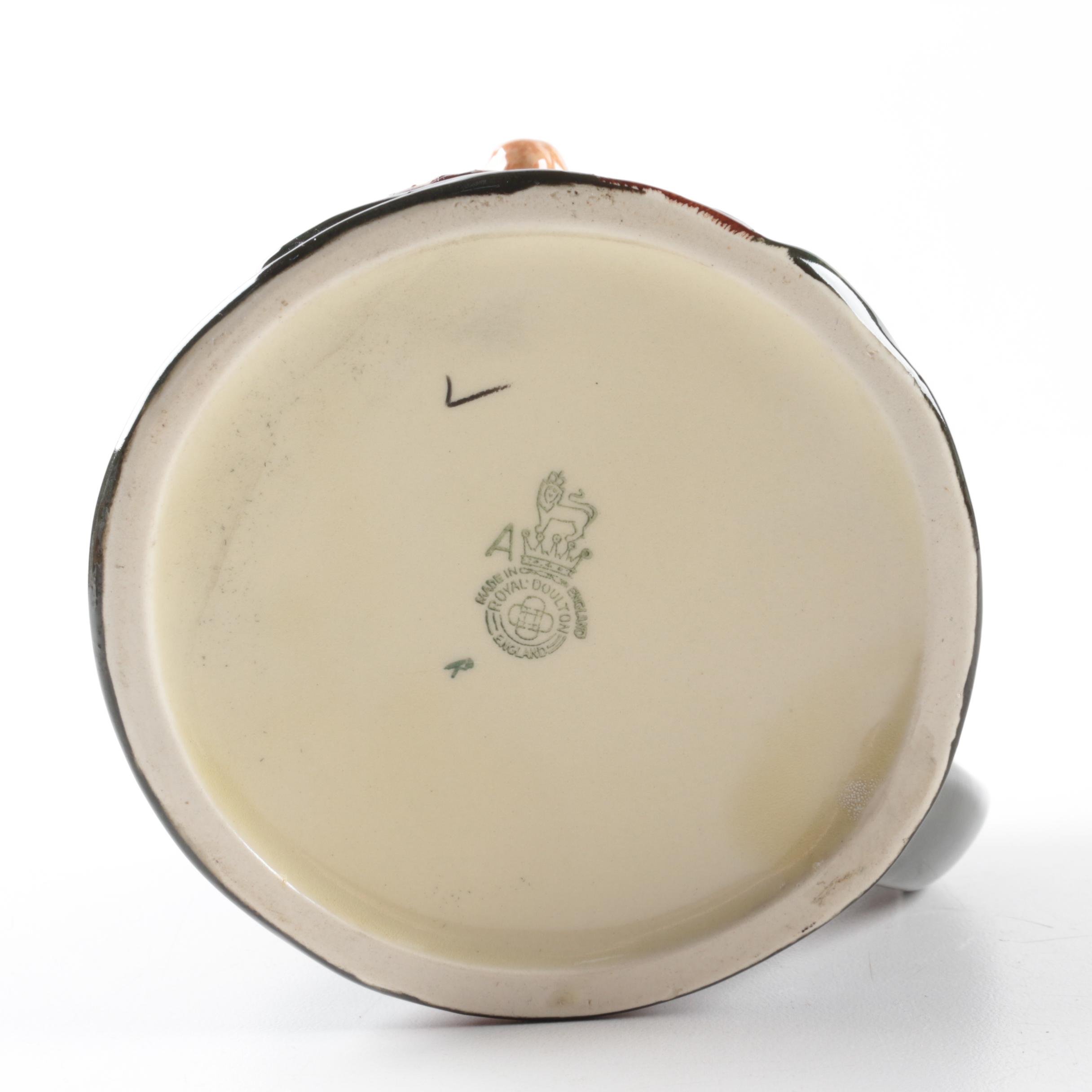 Royal Doulton "City Gent," "The Collector" and "Mr. Pickwick" Character Jugs