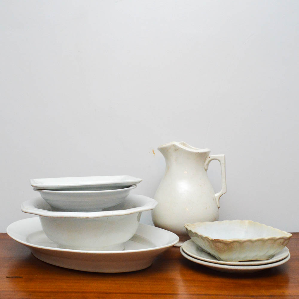 Antique J & G Meakin English Ironstone Tableware