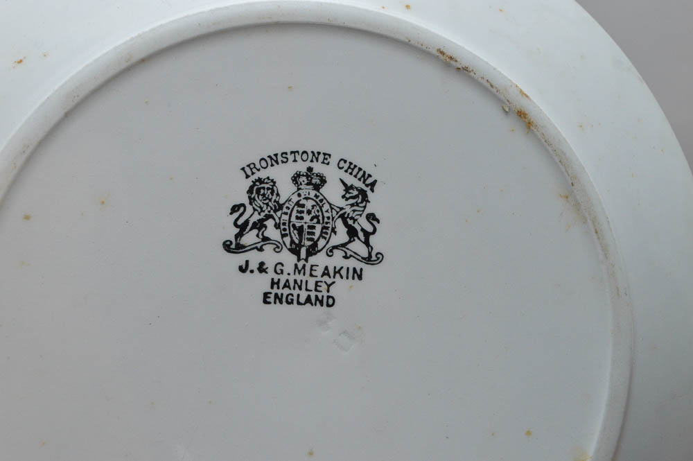Antique J & G Meakin English Ironstone Tableware