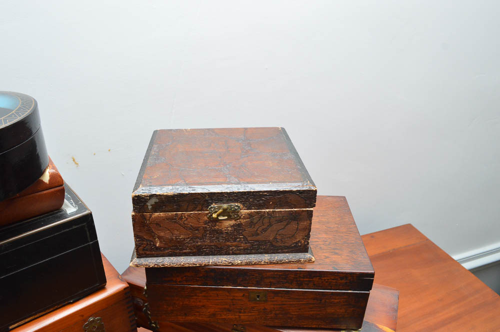 Vintage and Antique Wood Decorative Boxes