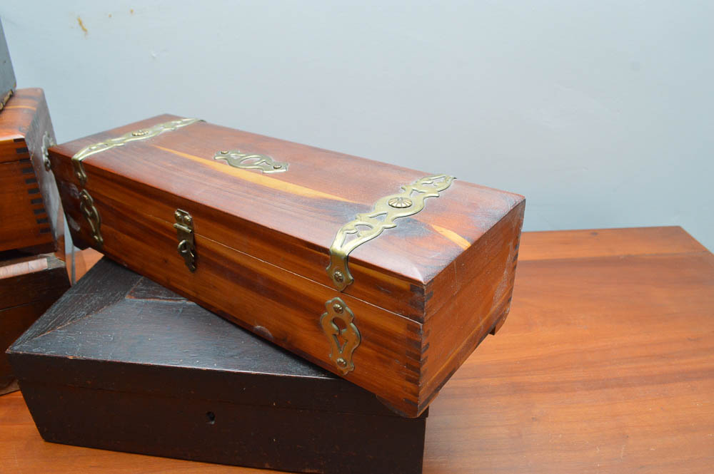 Vintage and Antique Wood Decorative Boxes