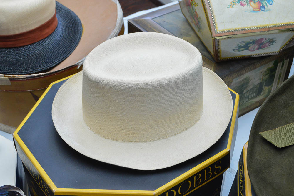 Vintage Hats and Boxes Including Cavanagh Whipcord and Churchill Ltd. Beaver Fur