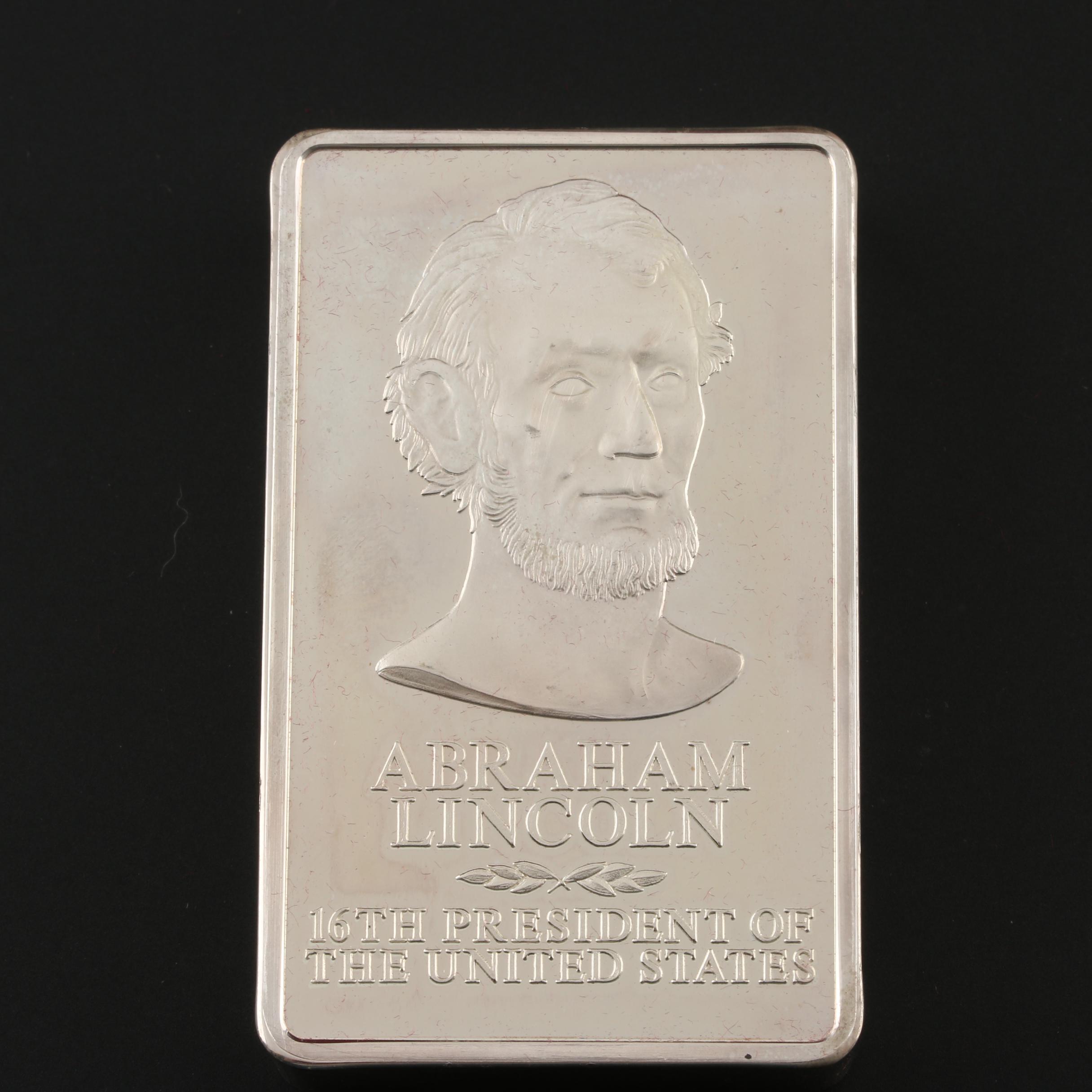Danbury Mint U.S. Presidential Silver Ingots Collection