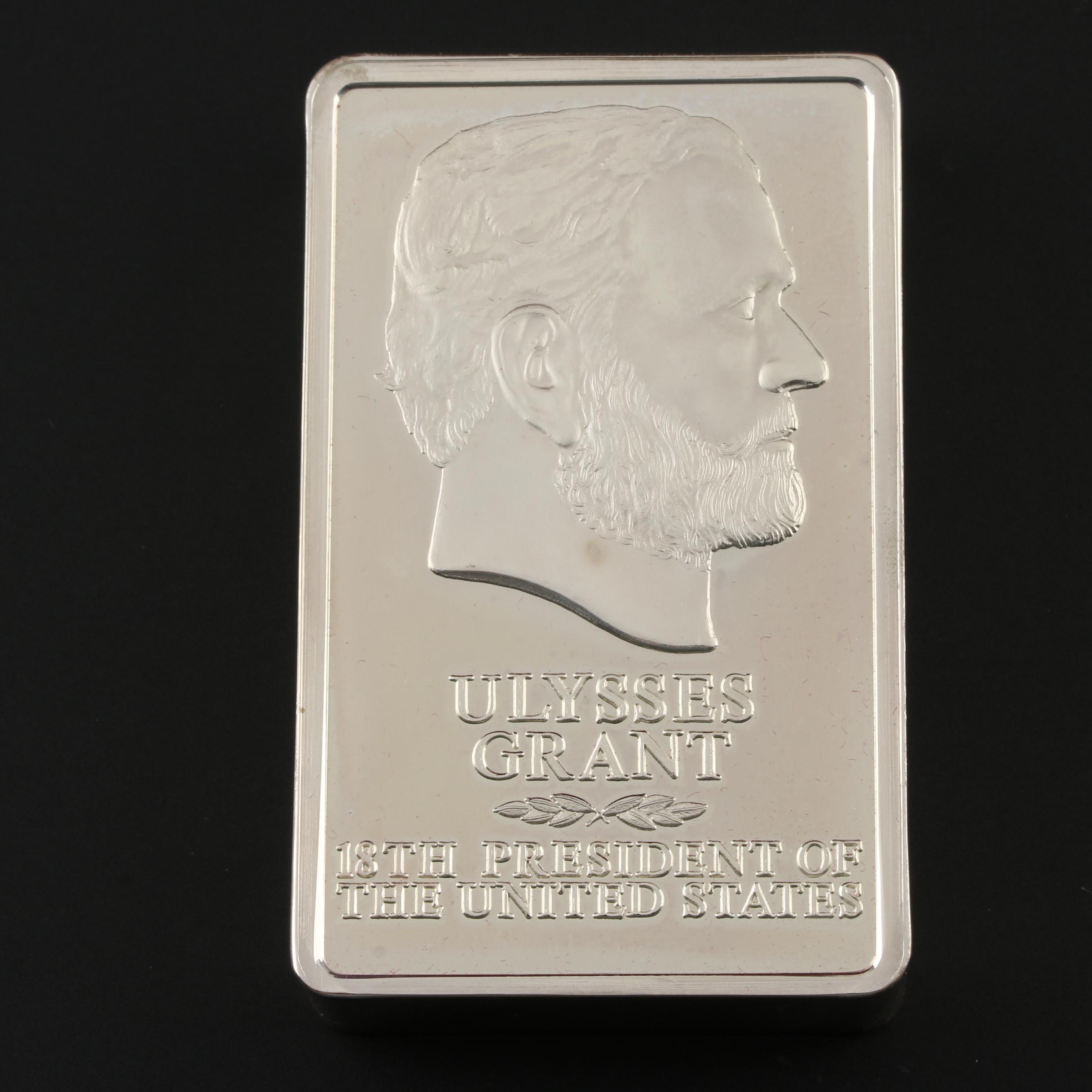 Danbury Mint U.S. Presidential Silver Ingots Collection