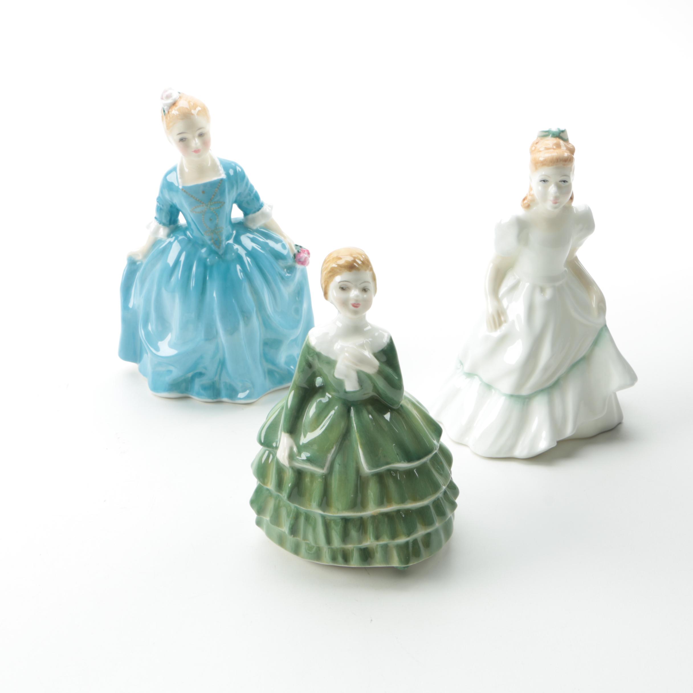 Royal Doulton Figurines Including "Kerry" and "Belle"