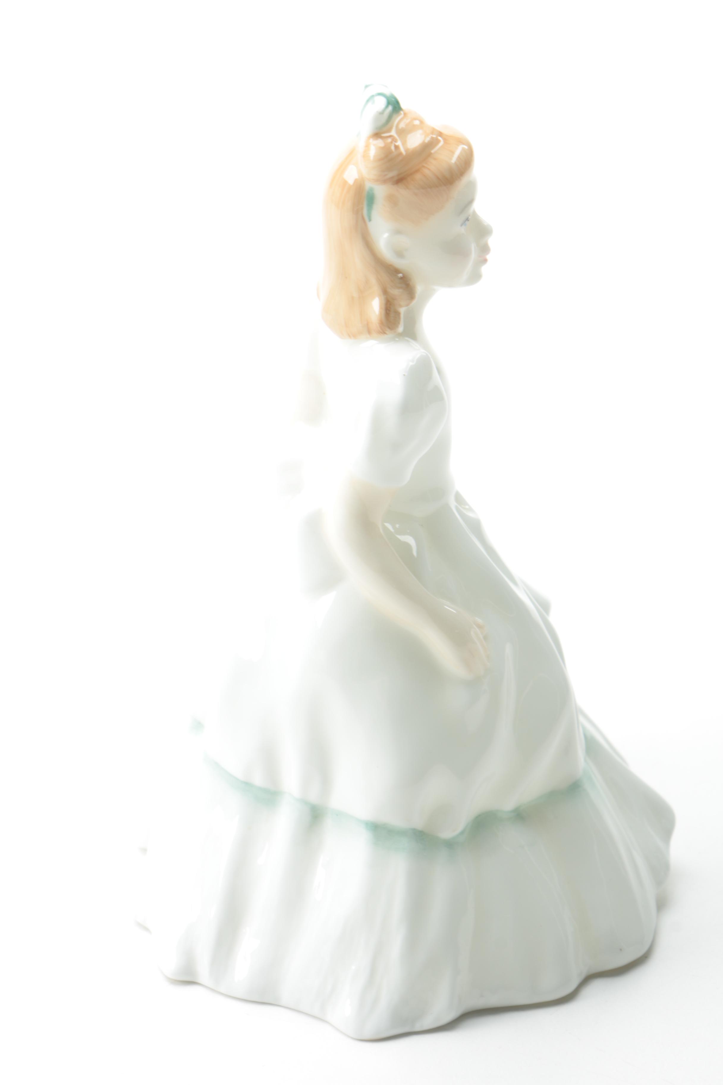 Royal Doulton Figurines Including "Kerry" and "Belle"