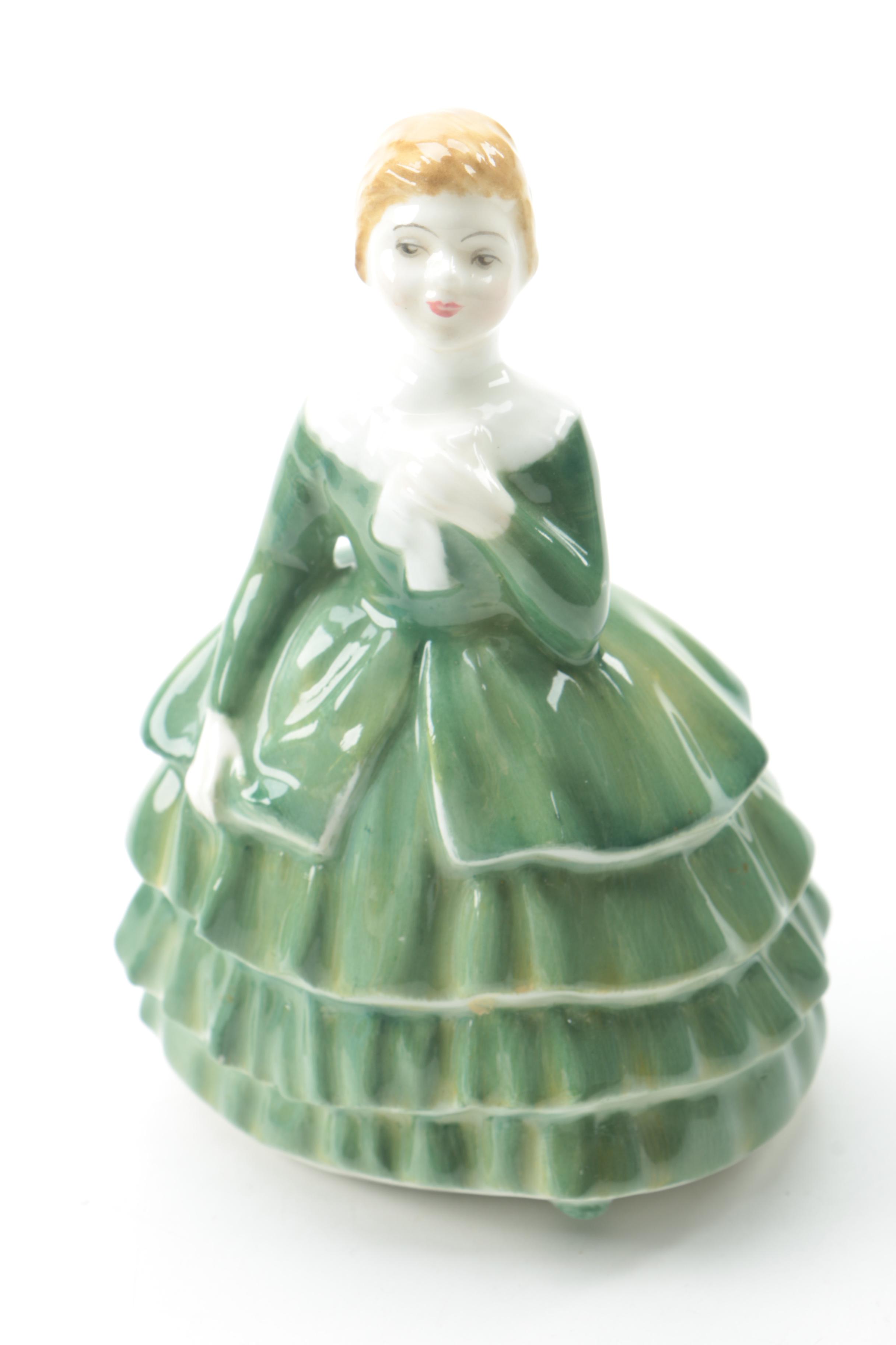 Royal Doulton Figurines Including "Kerry" and "Belle"