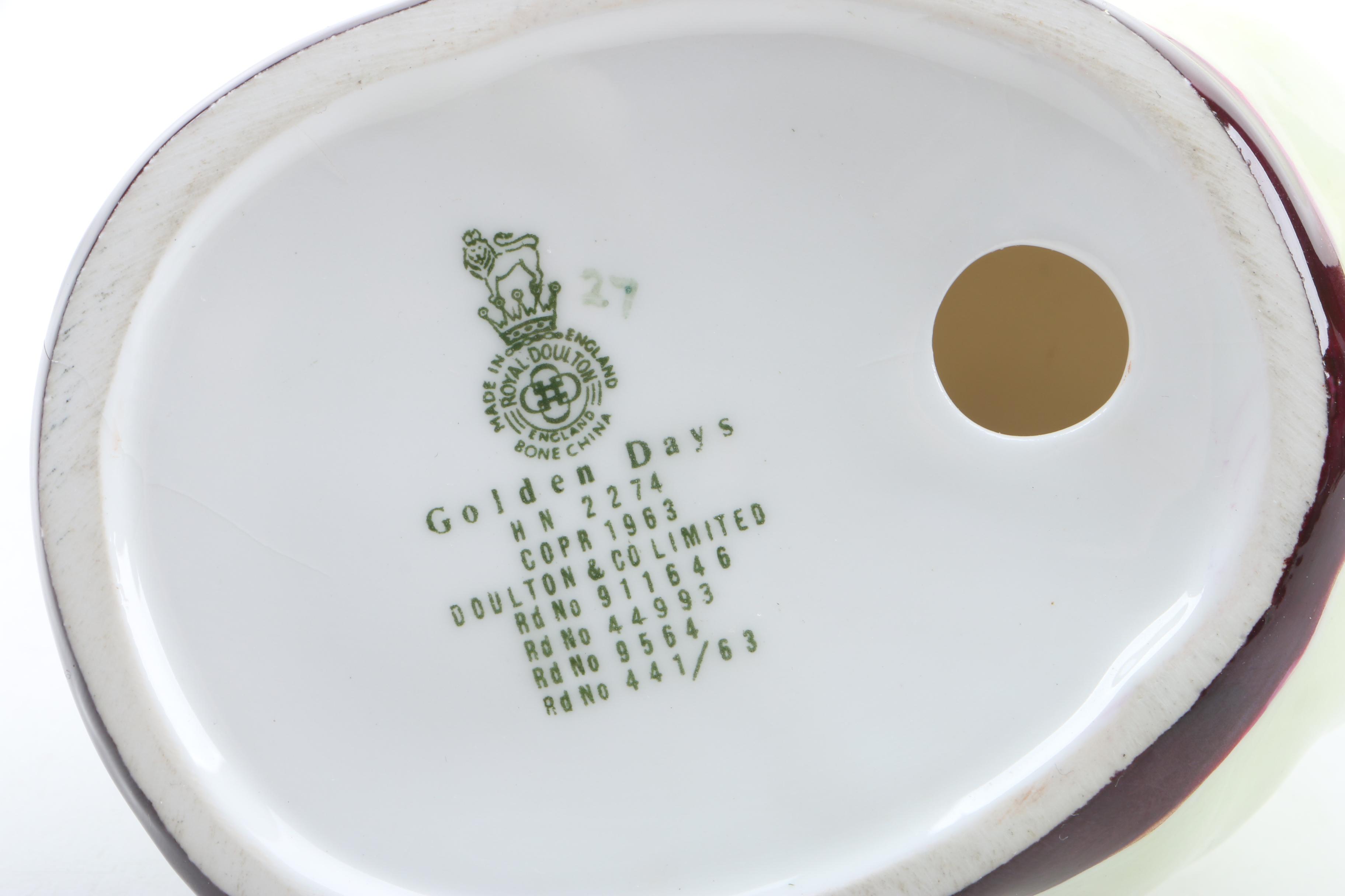 Royal Doulton "Golden Days" and "Bridesmaid" Figurines