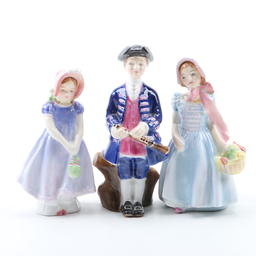 Royal Doulton Figurines Including "Wendy" and "Ivy"
