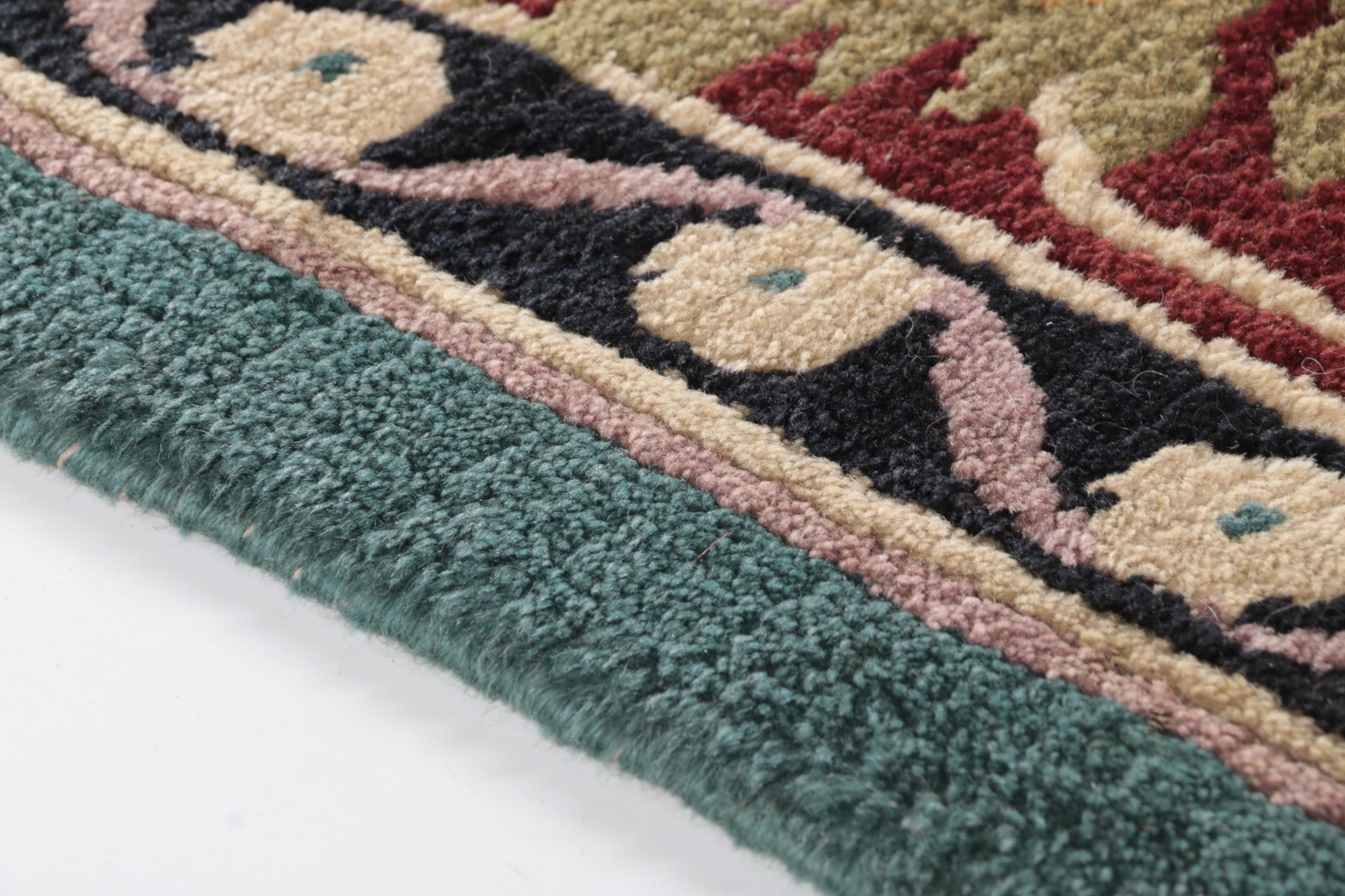 Hand-Knotted Tibetan Wool Area Rug