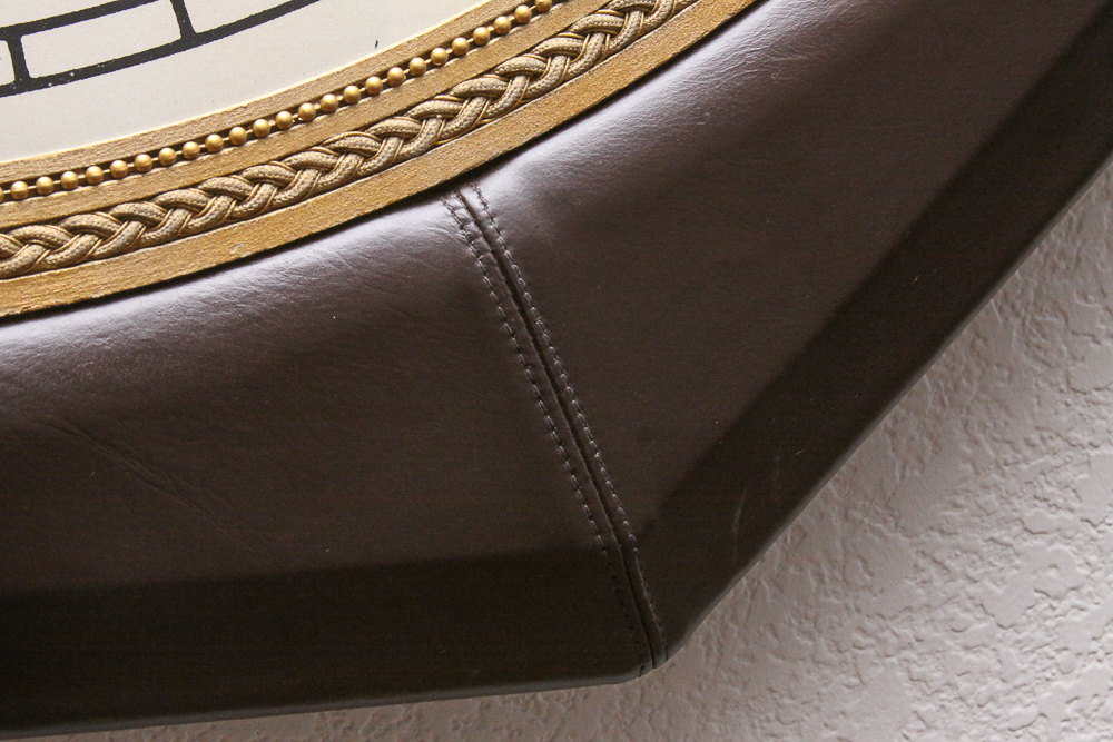 Uttermost Leather Wall Clock