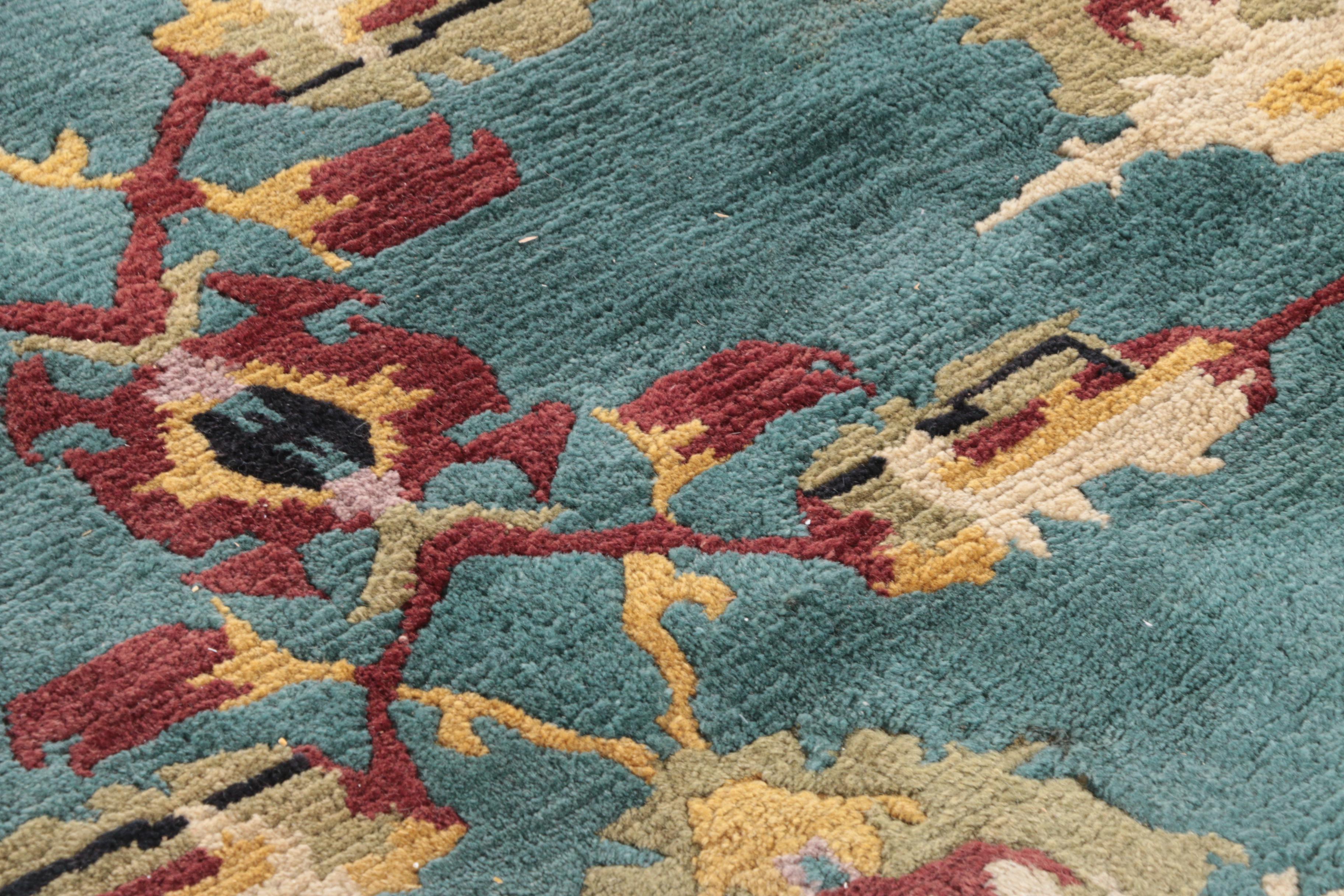Hand-Knotted Tibetan Wool Area Rug