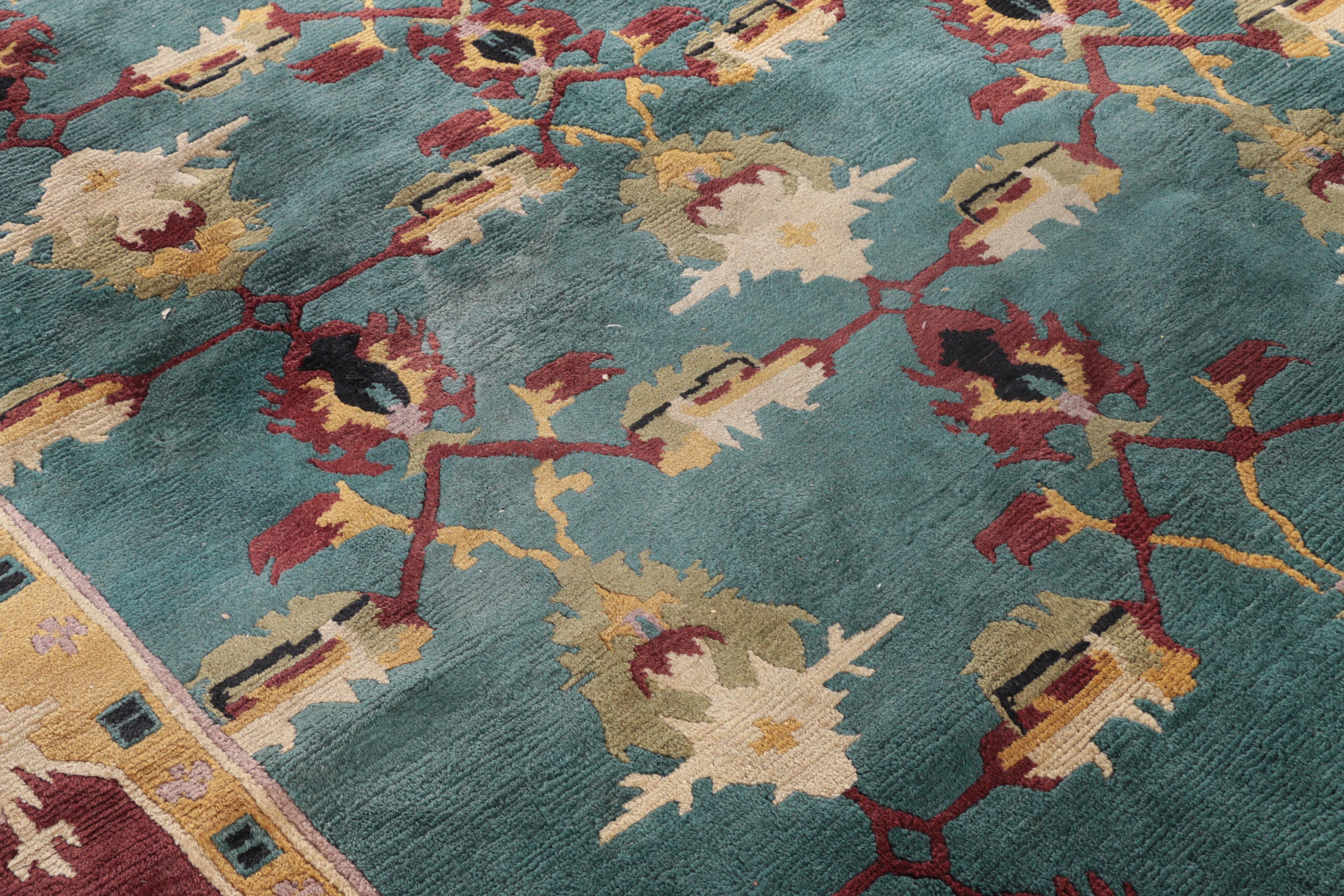 Hand-Knotted Tibetan Wool Area Rug