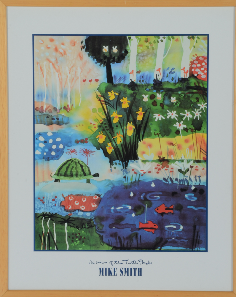 Mike Smith Offset Lithograph "36 Views of the Turtle Pond"