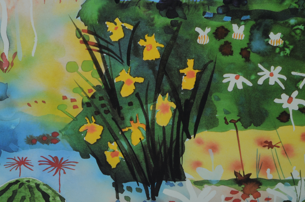 Mike Smith Offset Lithograph "36 Views of the Turtle Pond"