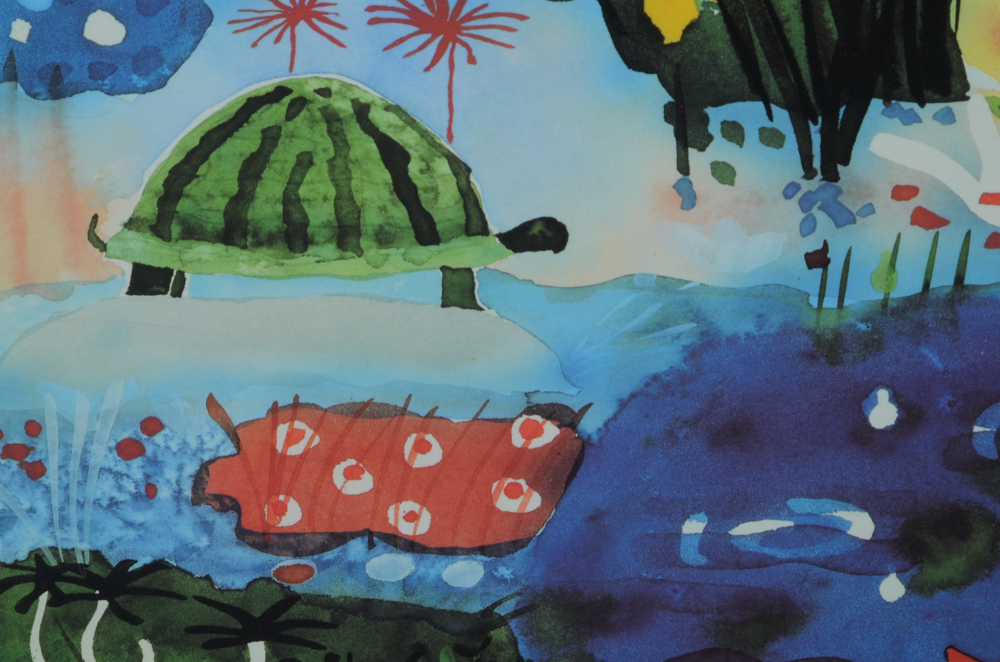 Mike Smith Offset Lithograph "36 Views of the Turtle Pond"