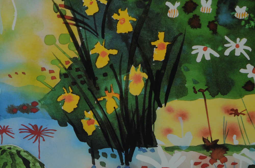 Mike Smith Offset Lithograph "36 Views of the Turtle Pond"