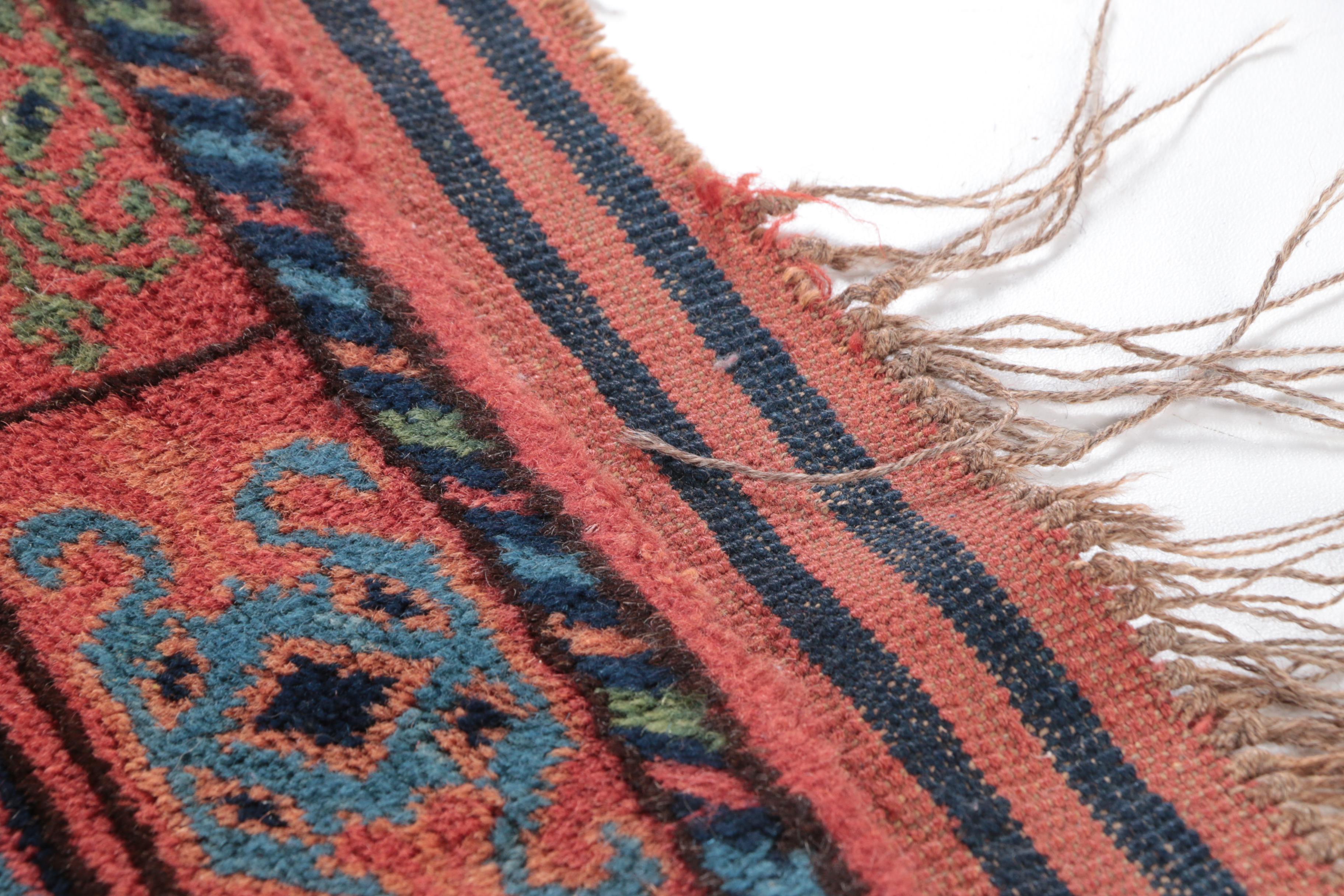 Hand-Knotted Pakistani Wool Area Rug