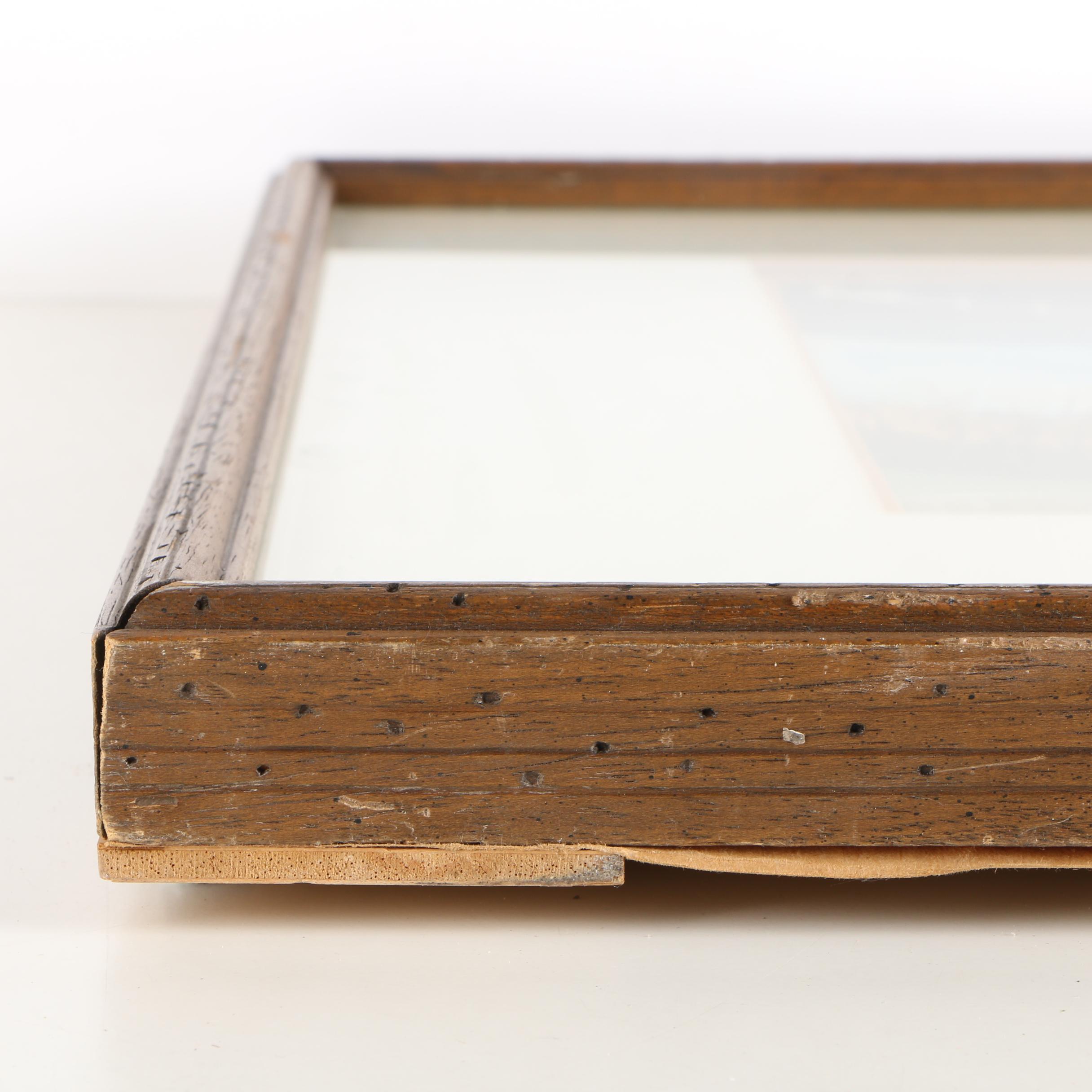 Ron Farrell Watercolor Painting of Rural Landscape with Round Barn