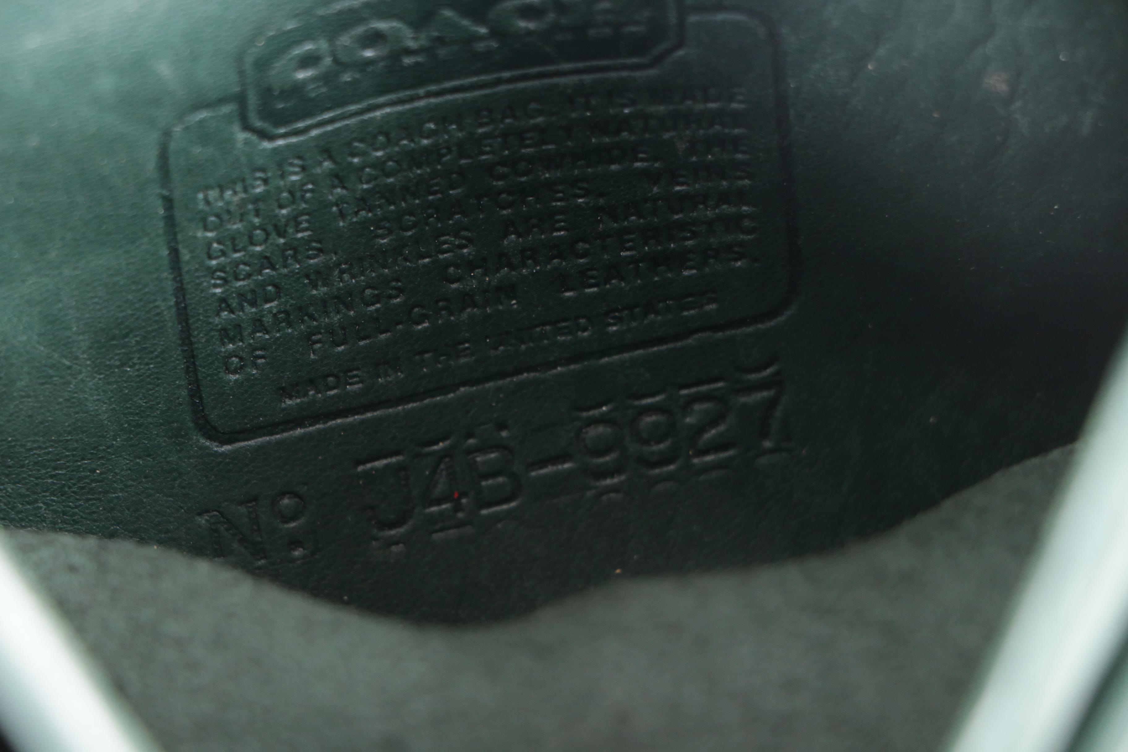 Vintage Coach Leather Handbags Including a Willis