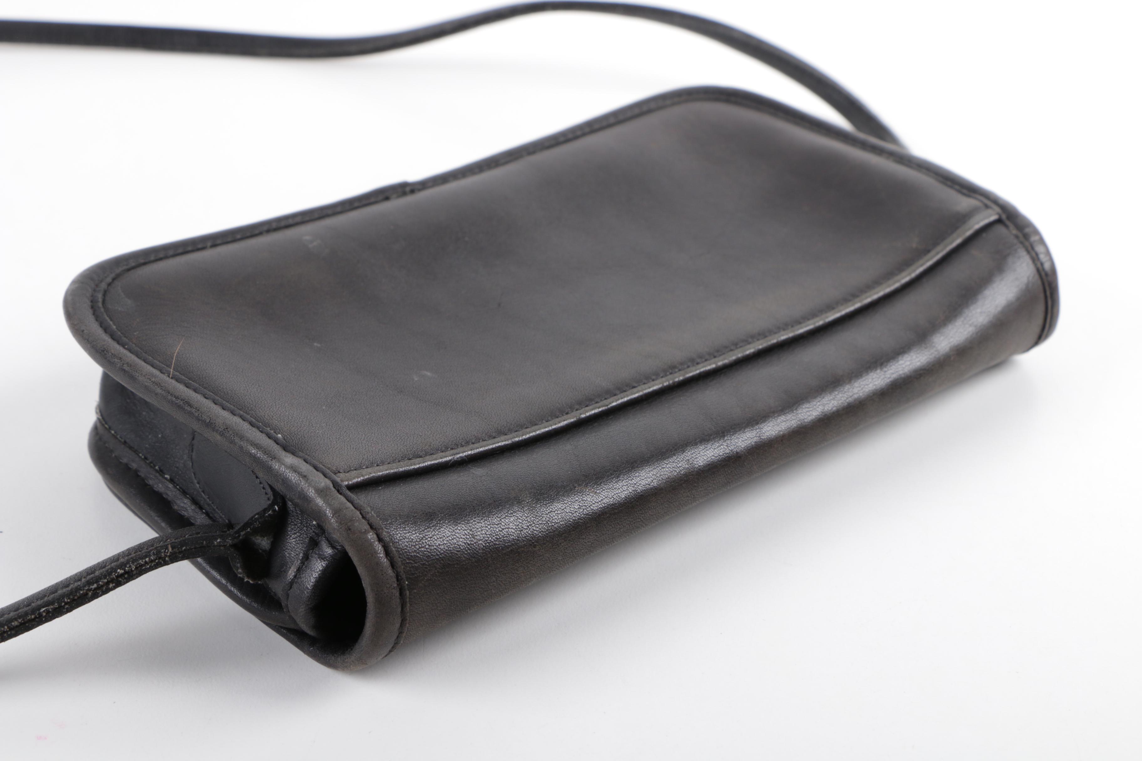 Vintage Coach Leather Handbags Including a Willis