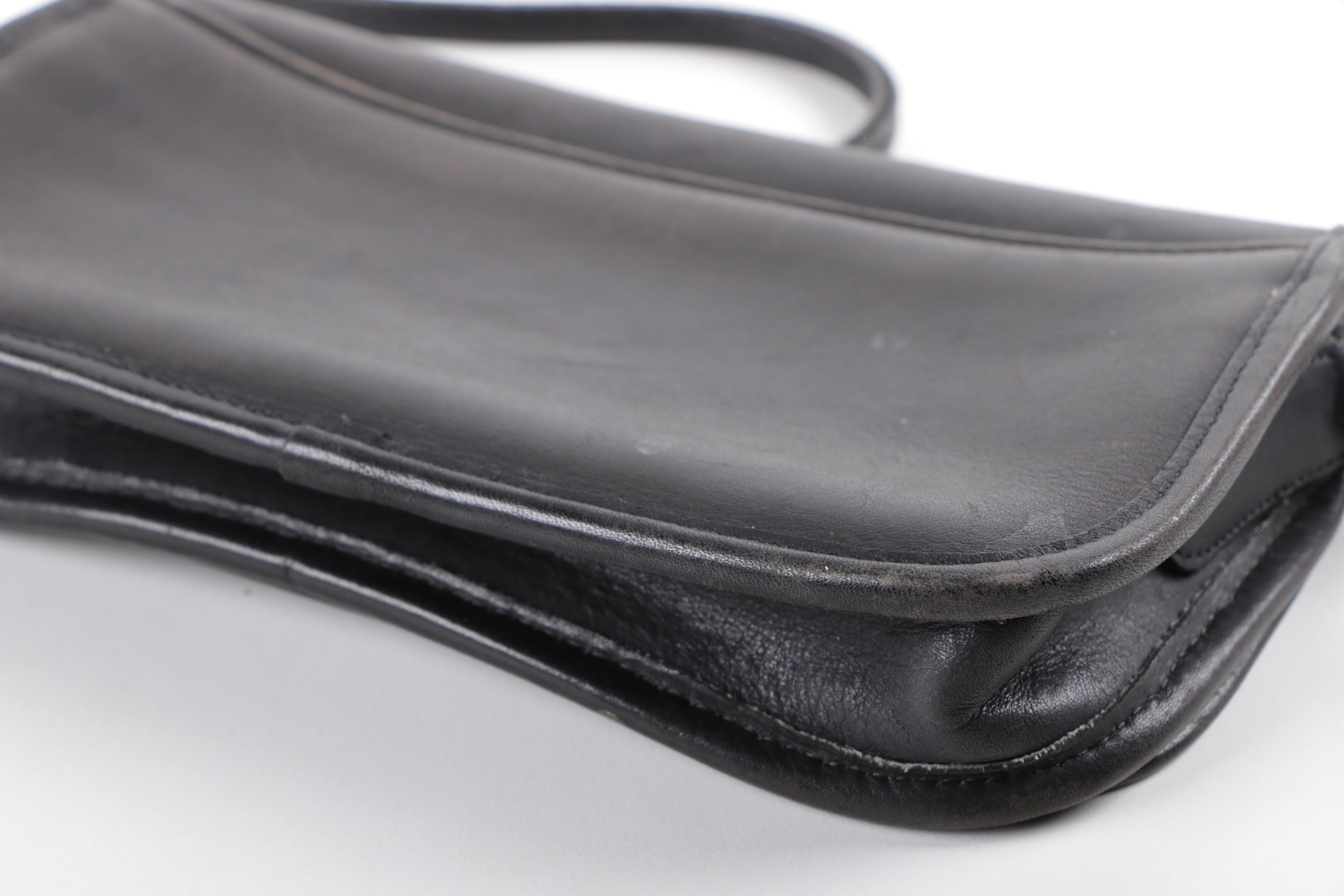 Vintage Coach Leather Handbags Including a Willis