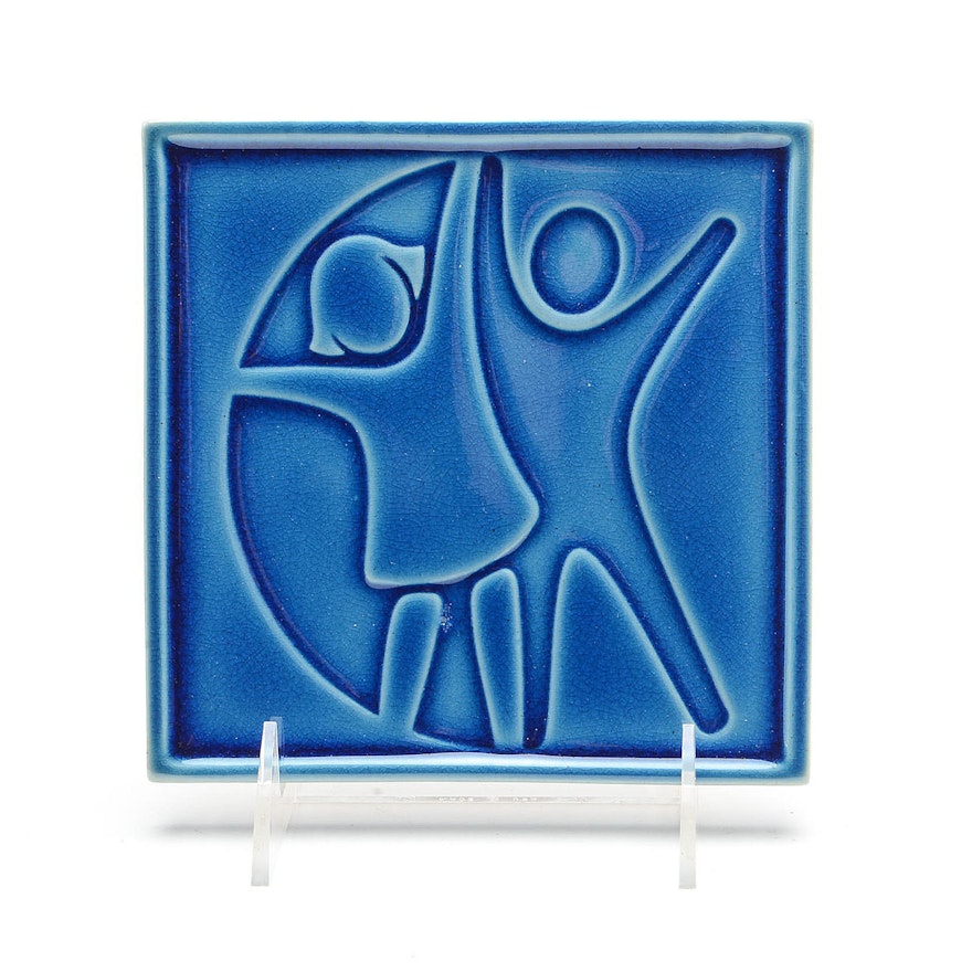 Rookwood Pottery Tile for Cincinnati Children's Hospital Medical Center