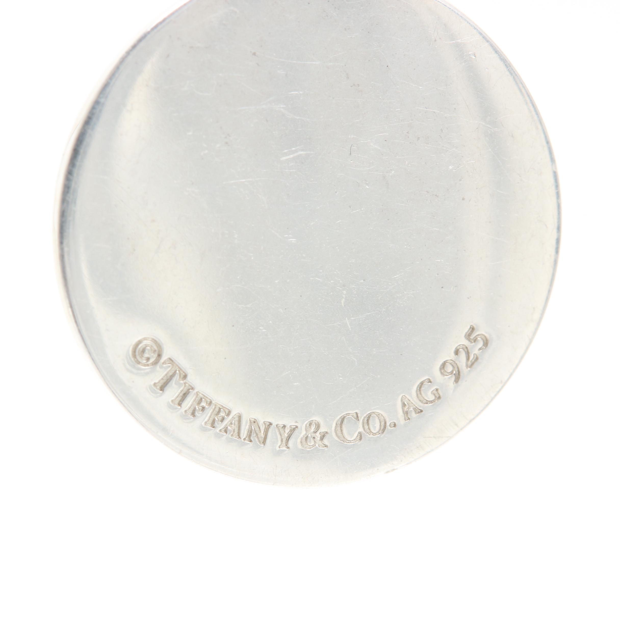 Tiffany & Co. Sterling Silver Clinique Medallion Necklace