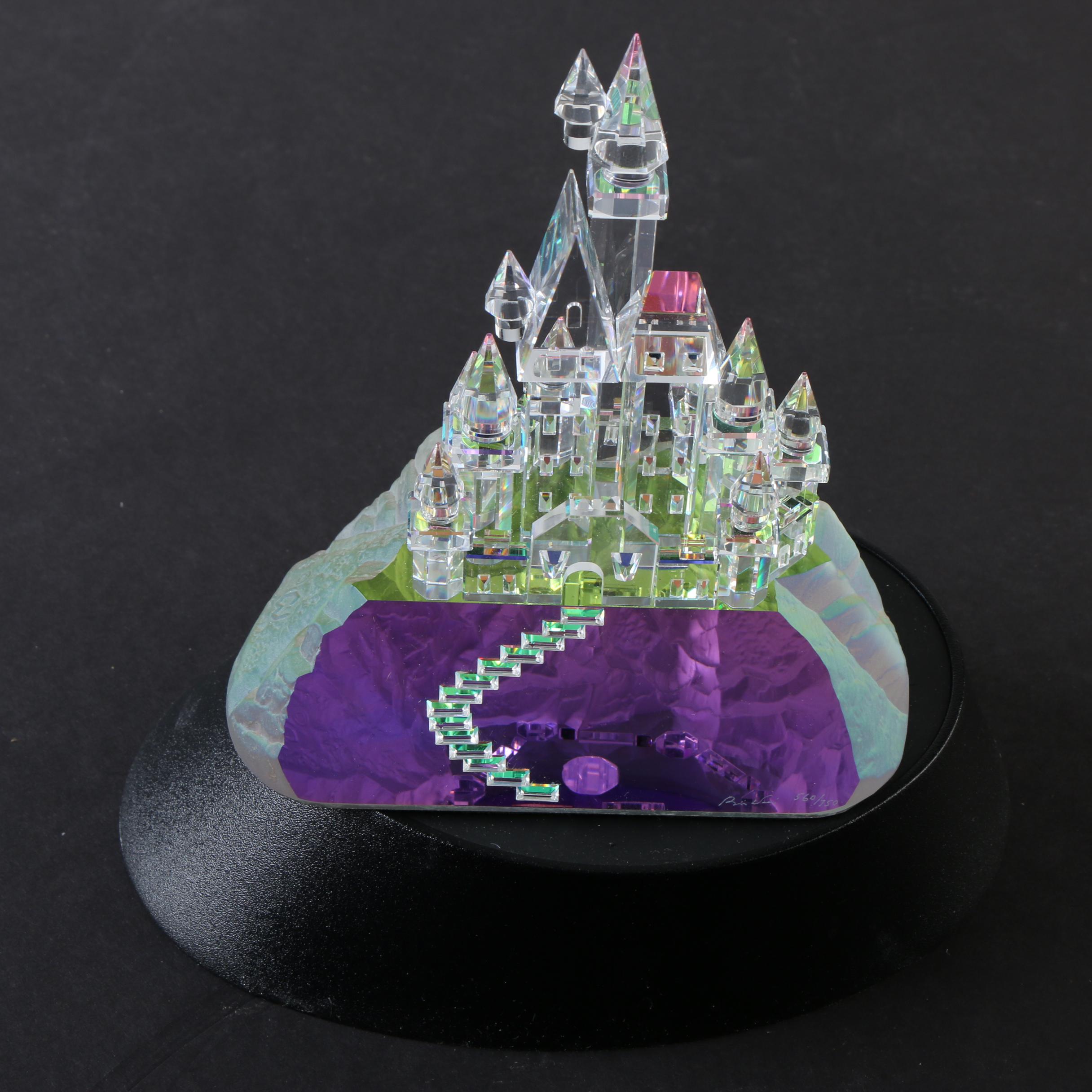 Crystal World Signed Limited Edition "Rainbow Castle" Figurine