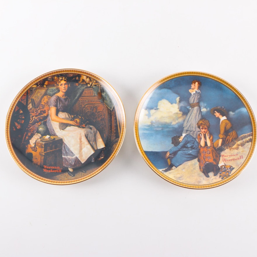 Knowles Norman Rockwell Limited Edition Collectors Plates