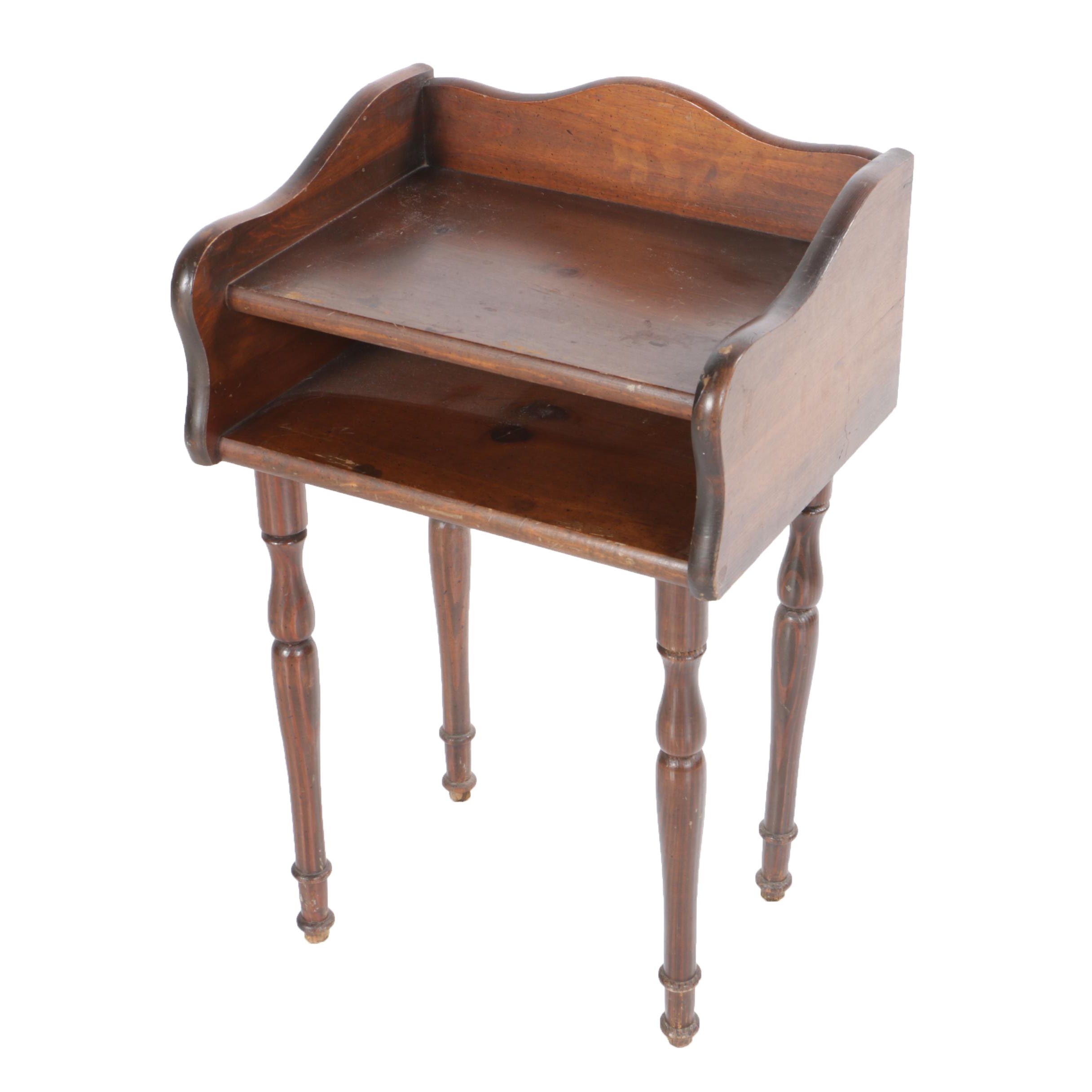 Vintage Pine Child's School Desk