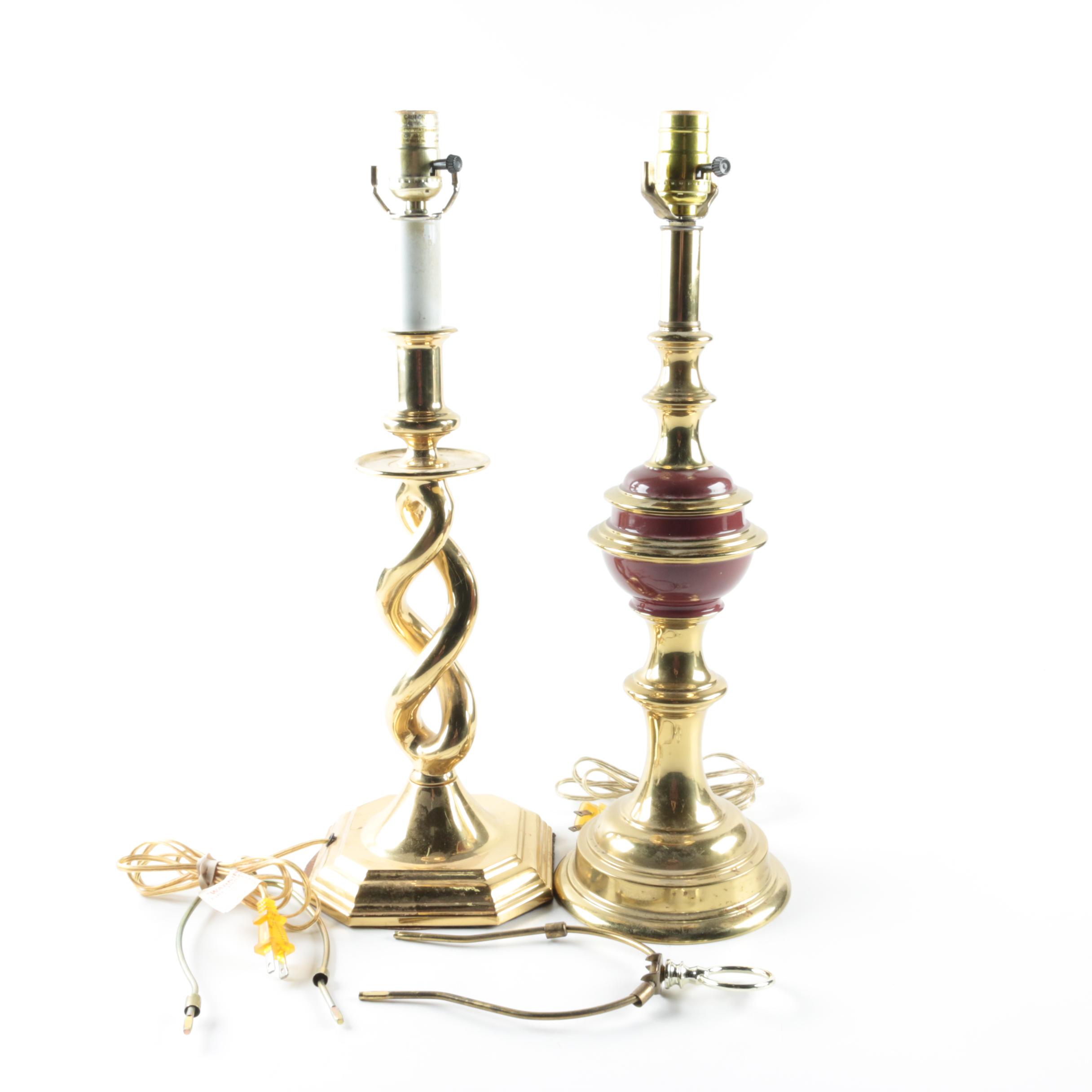 Vintage Brass Table Lamps