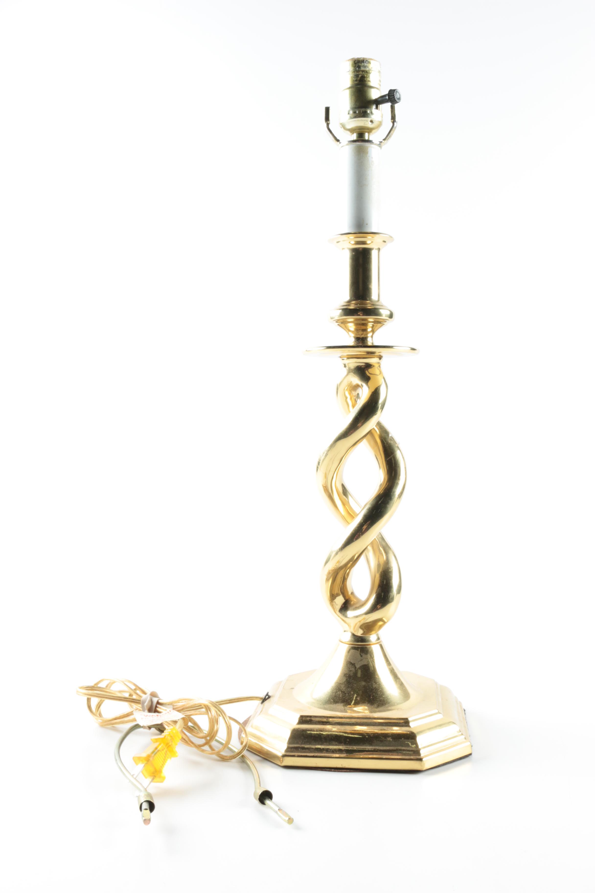 Vintage Brass Table Lamps