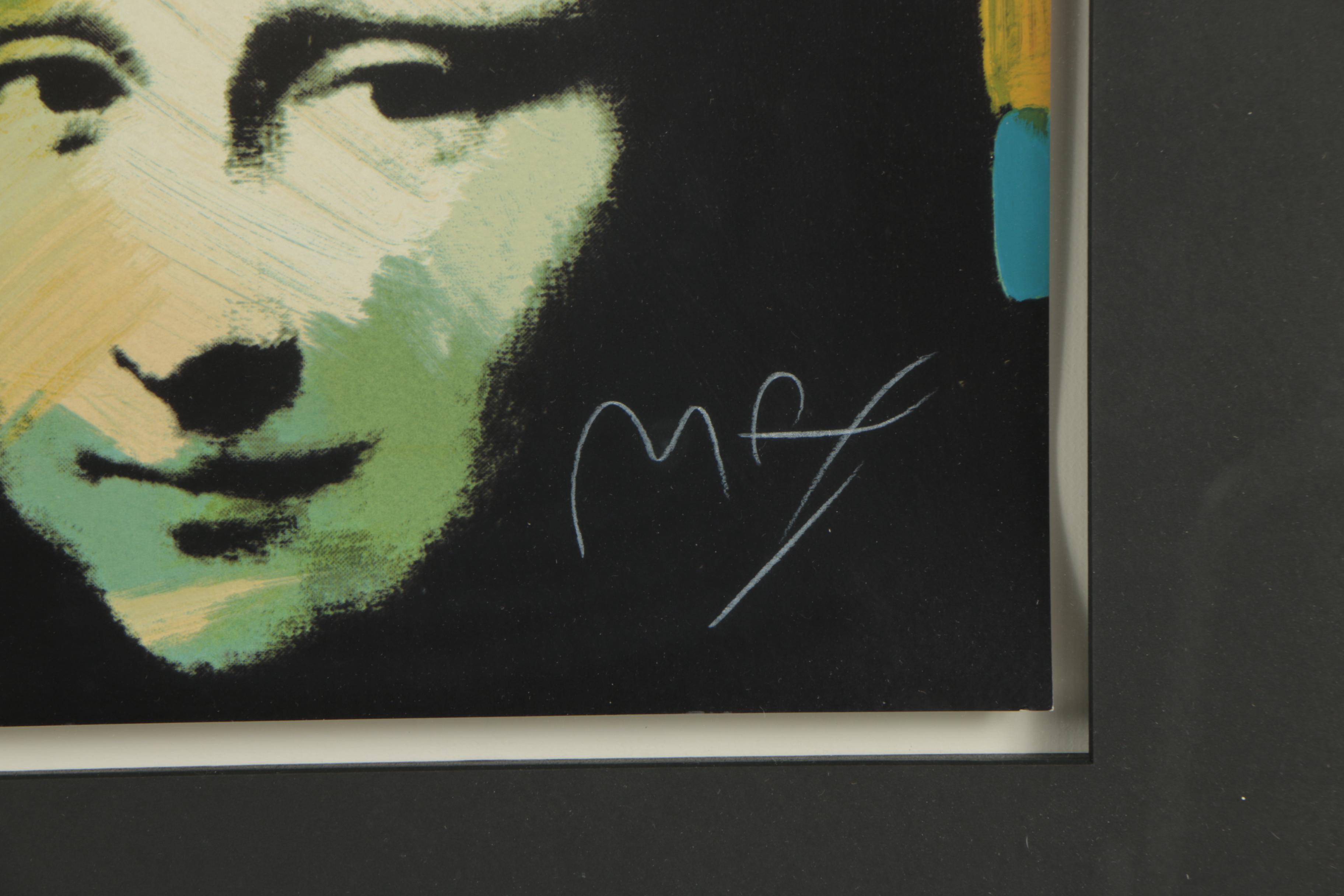 Peter Max Serigraph "9 Mona Lisa Portraits"