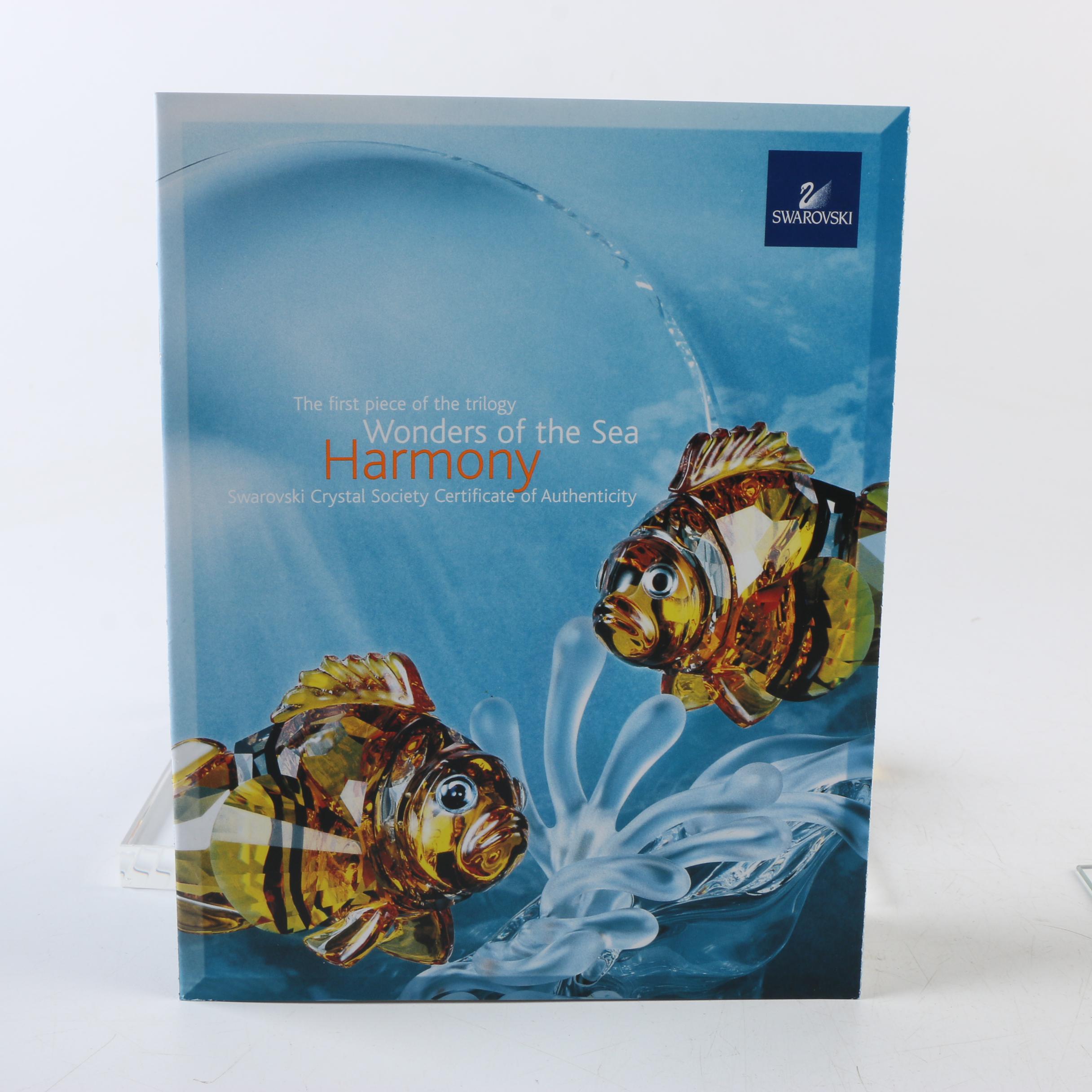2005 Swarovski Crystal Society Wonders of the Sea "Harmony" Figurine