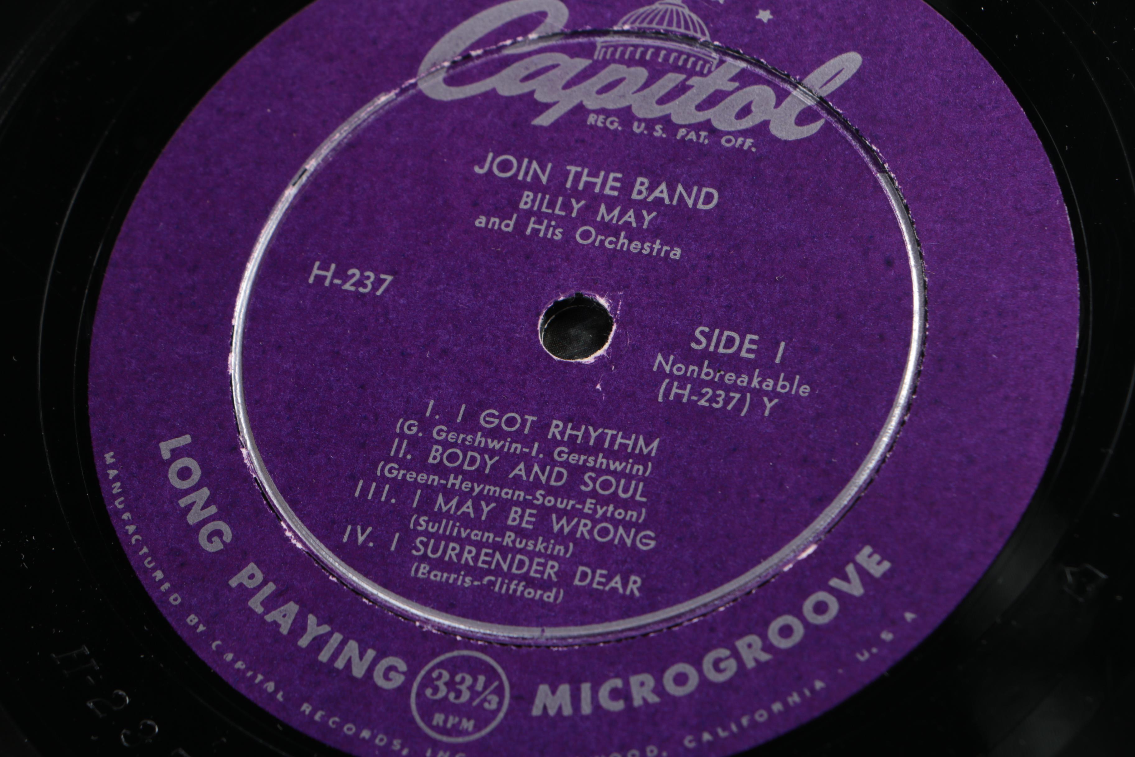 Vintage Jazz and Easy Listening Records