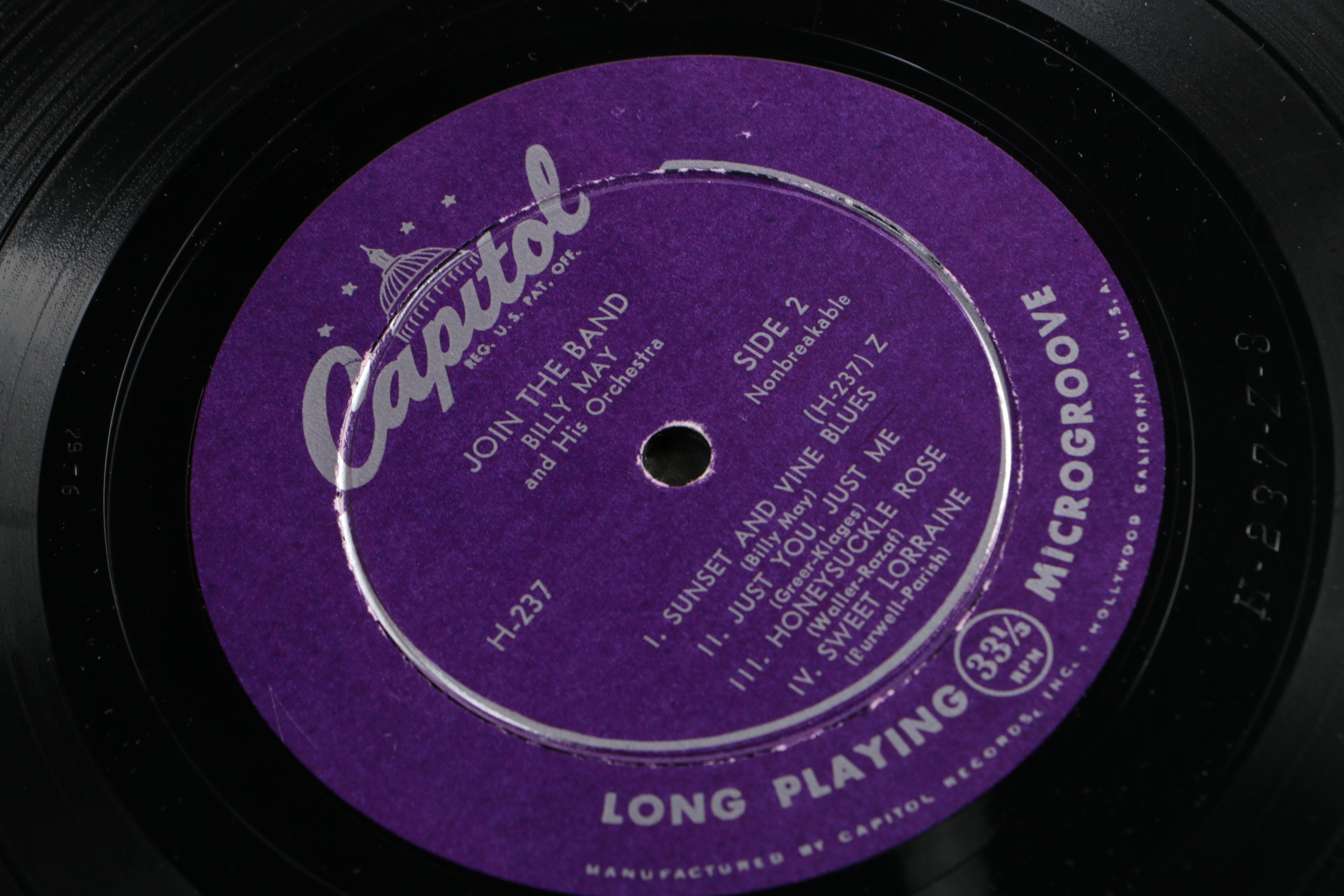 Vintage Jazz and Easy Listening Records