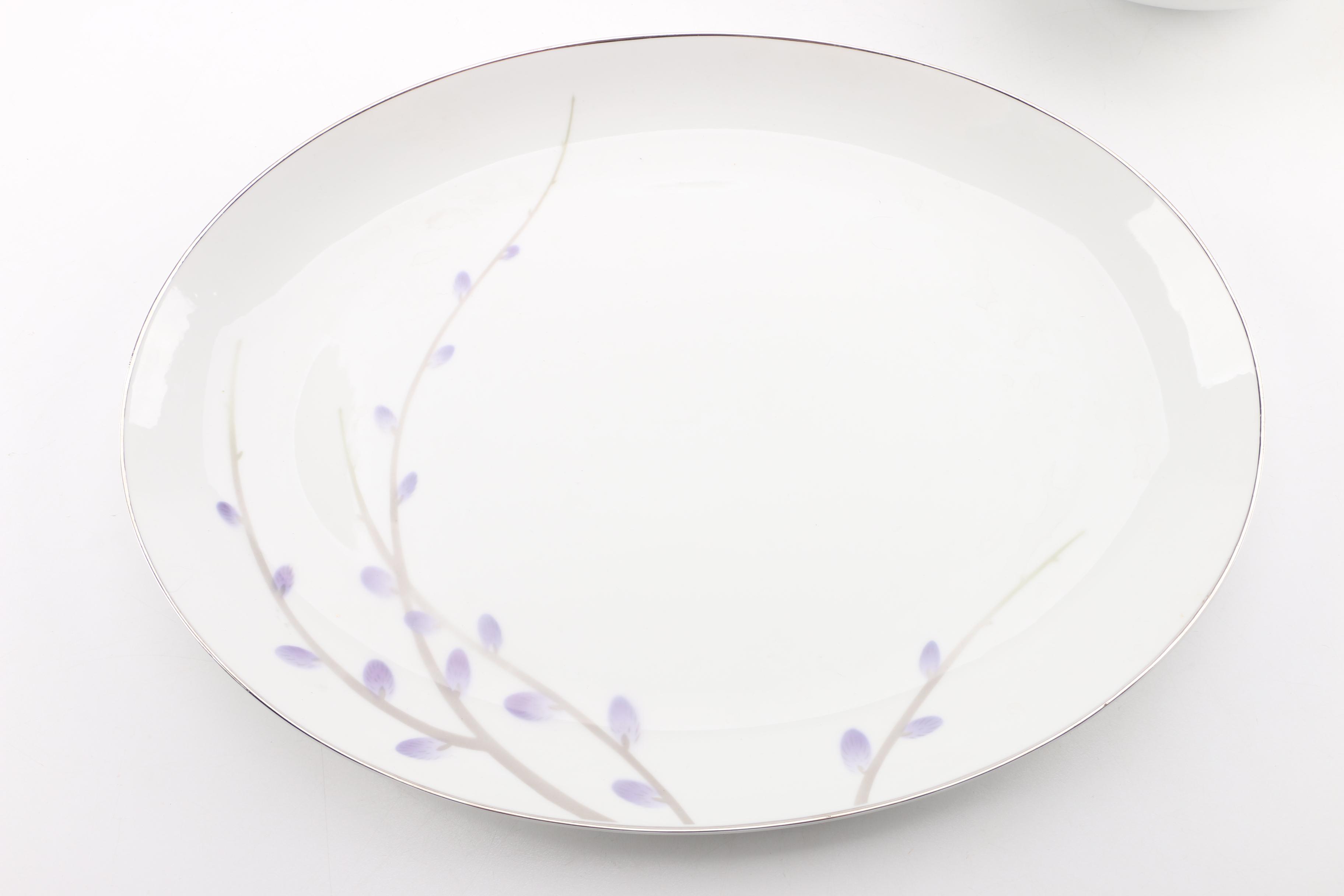 Vintage Fukagawa "Sallow" Porcelain Serveware