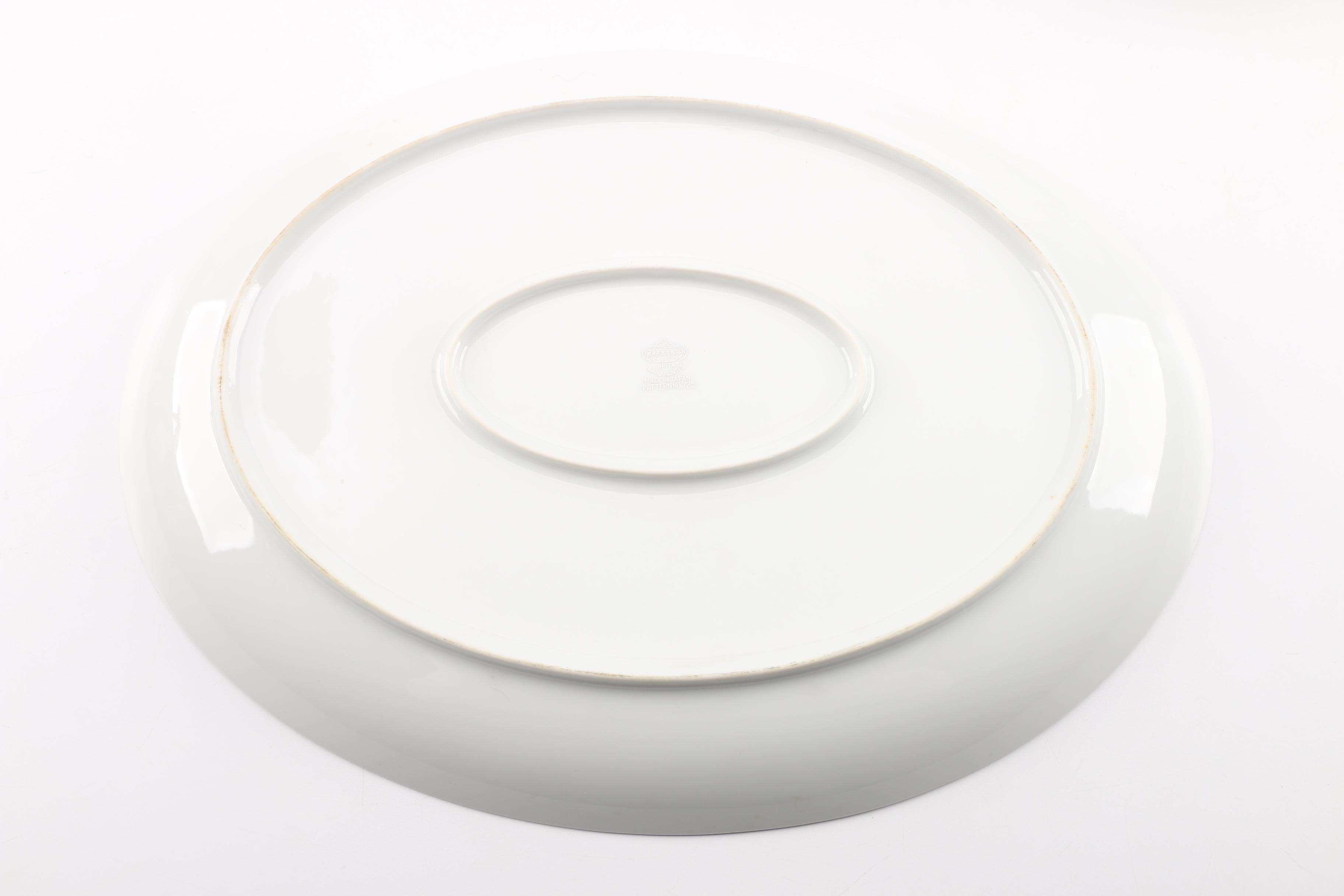 Vintage Fukagawa "Sallow" Porcelain Serveware