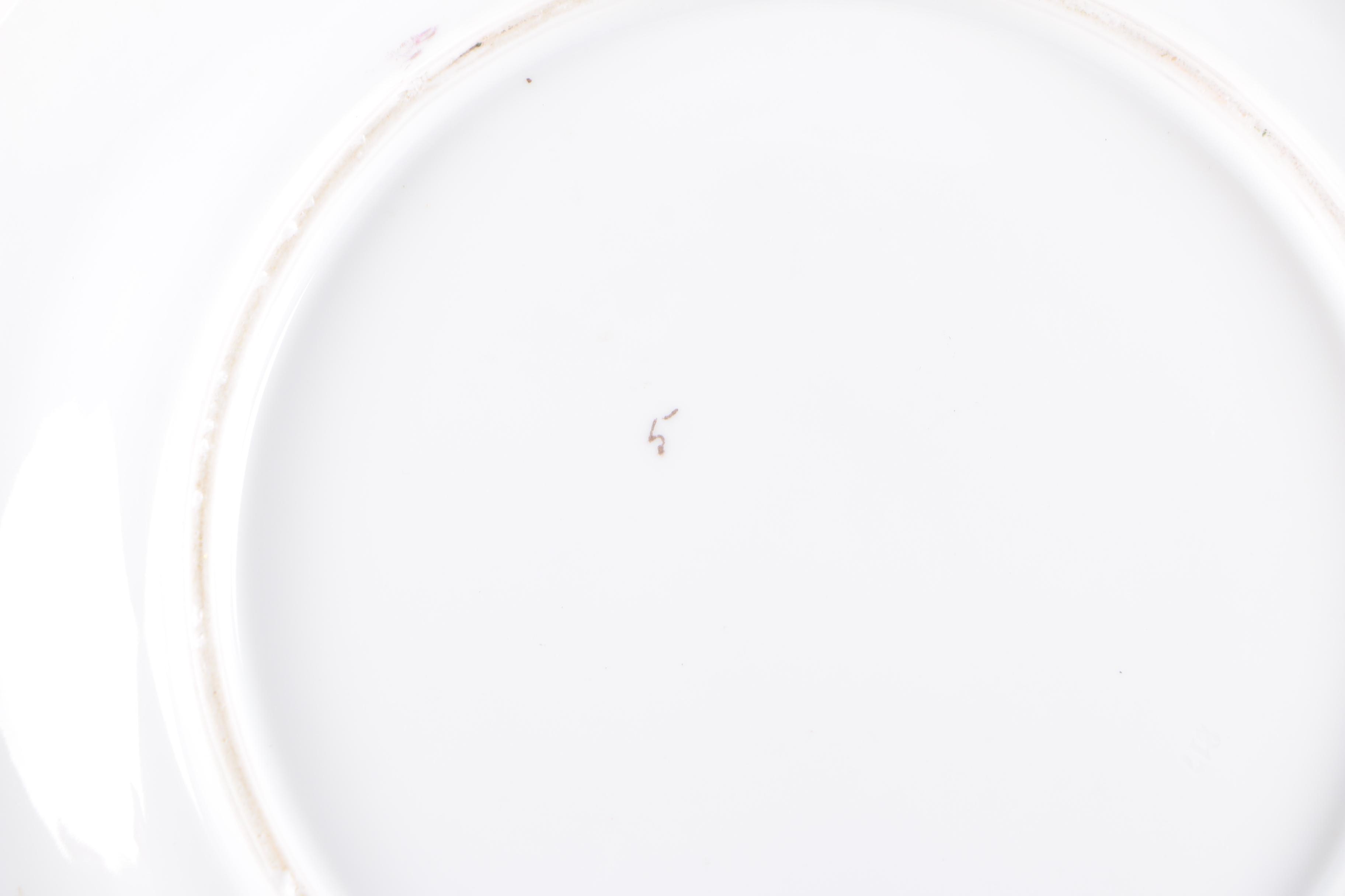 Vintage Porcelain Plates and Pen Holder