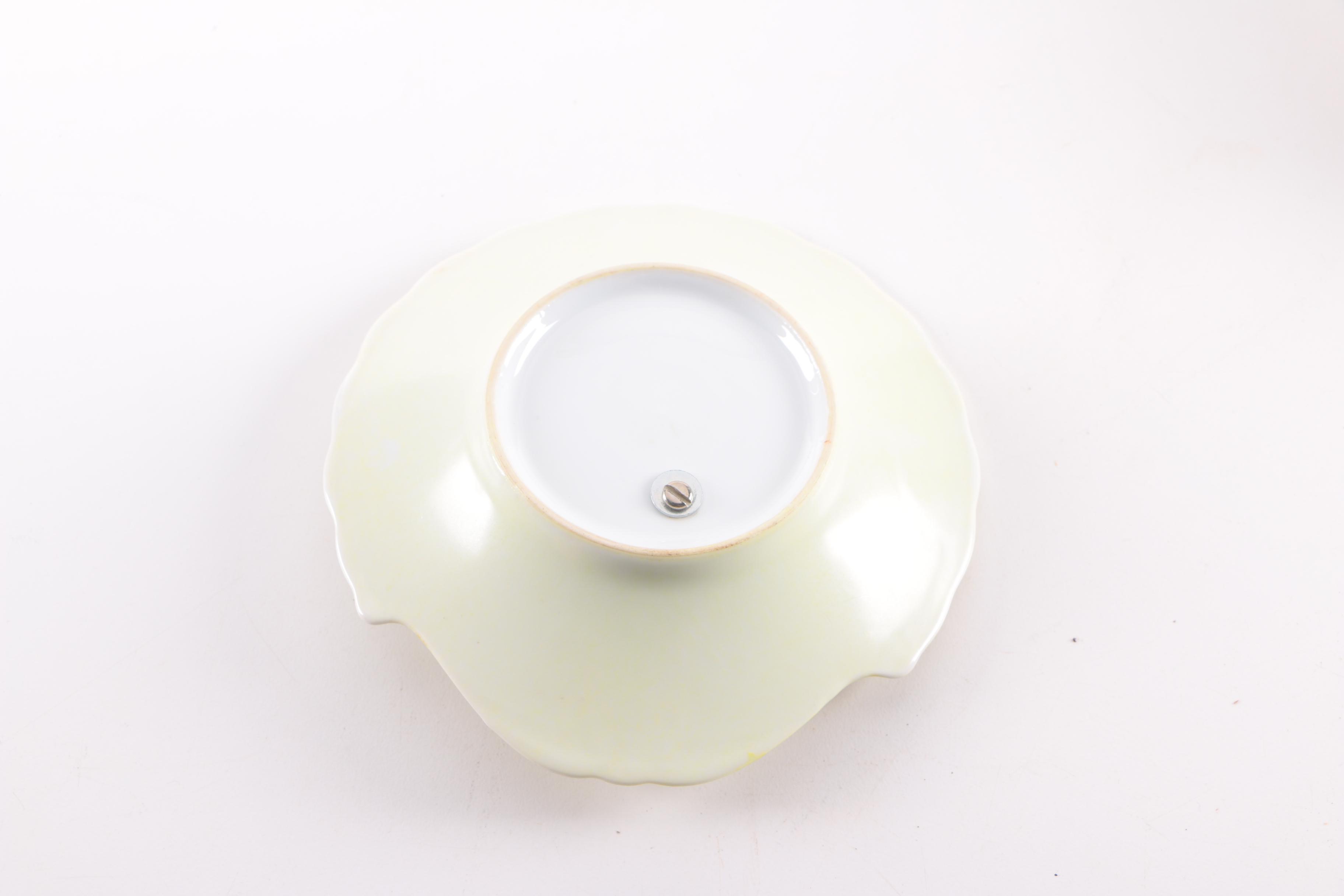 Vintage Porcelain Plates and Pen Holder