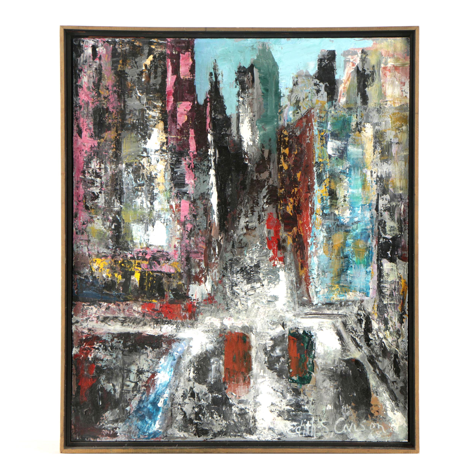 Edith S. Carson Oil Painting "New York"