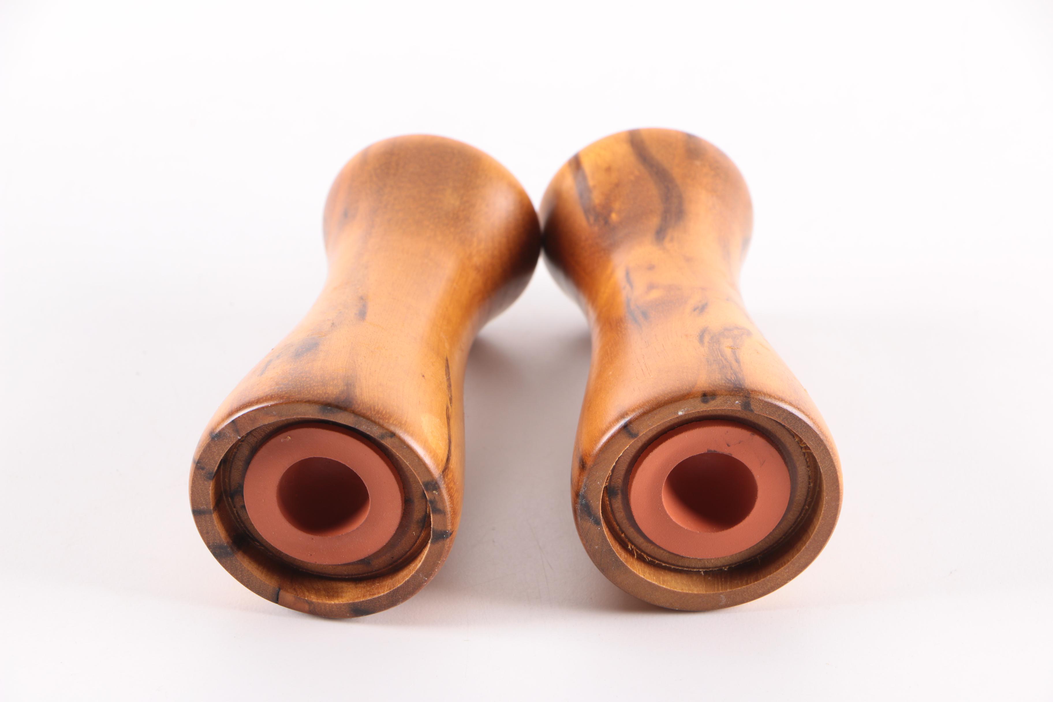 Olde Thompson Pepper Mill and Wooden Salt and Pepper Shakers