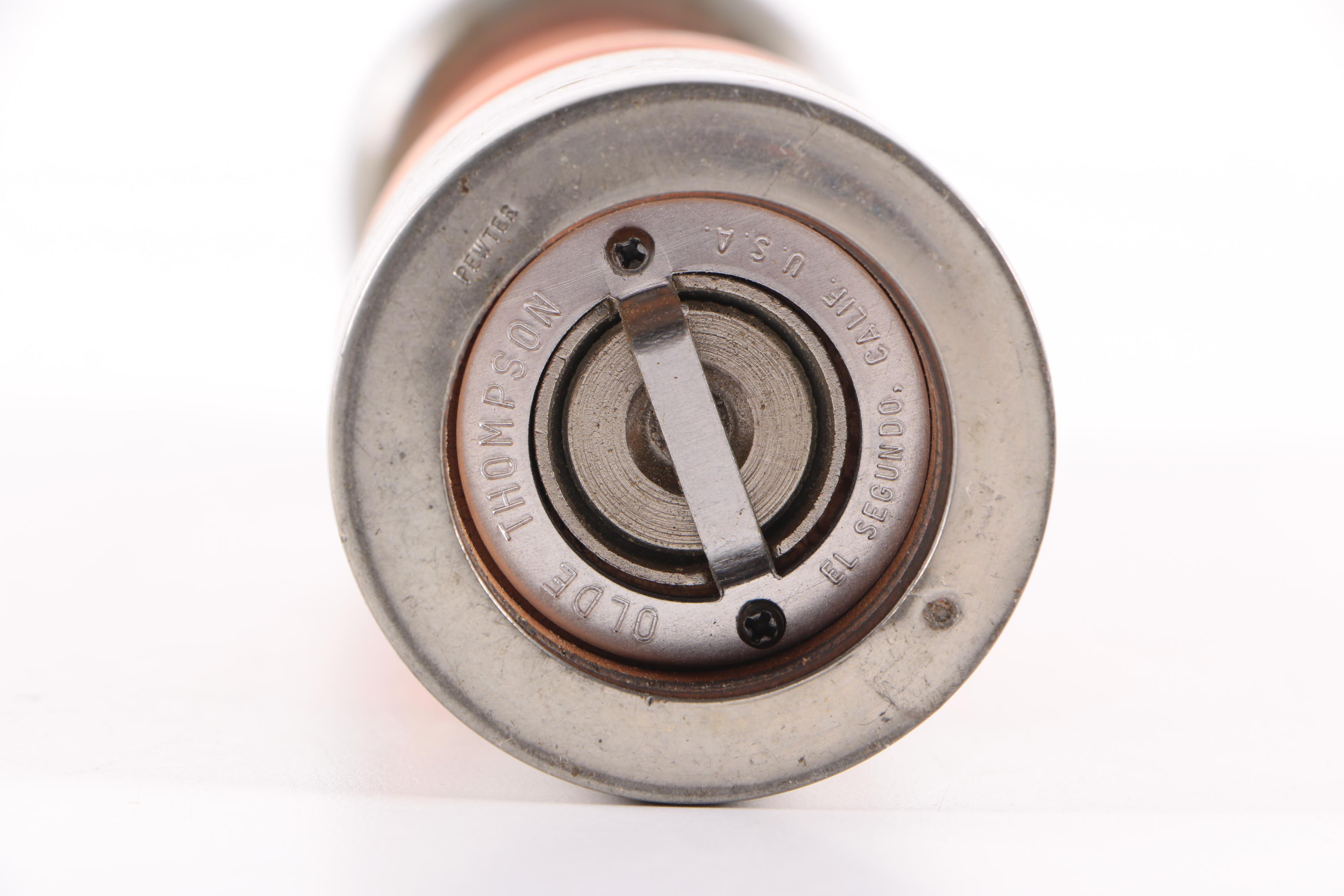 Olde Thompson Pepper Mill and Wooden Salt and Pepper Shakers