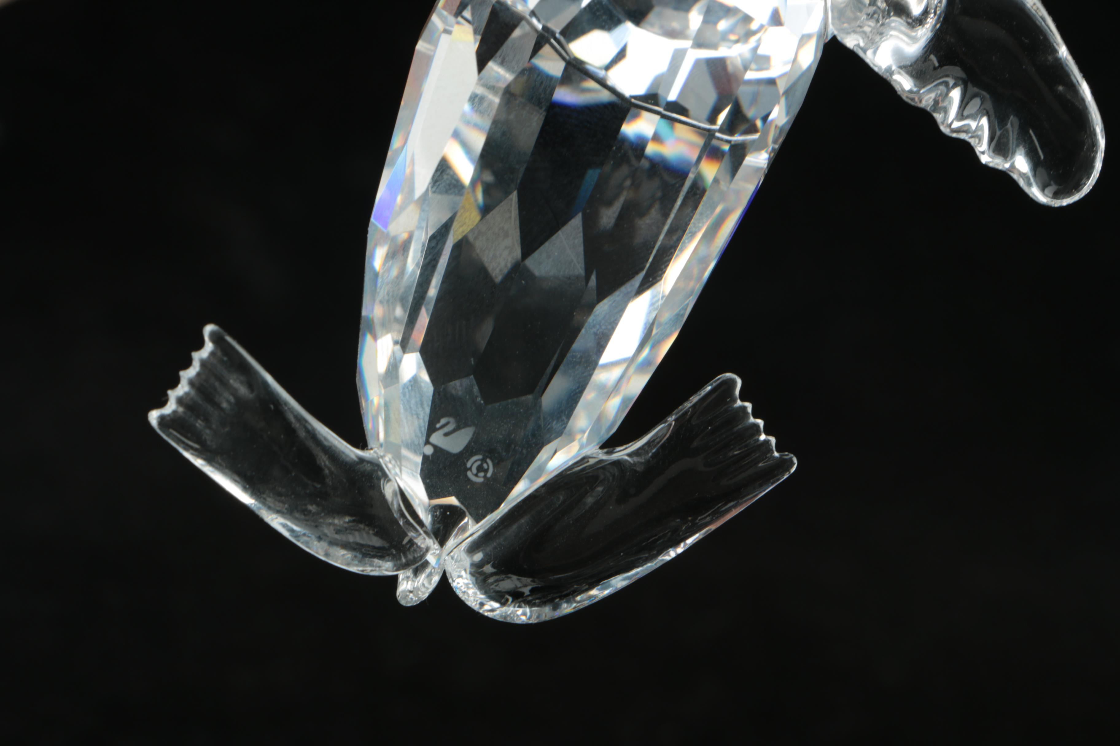 Swarovski Crystal Mother Sea Lion Figurine