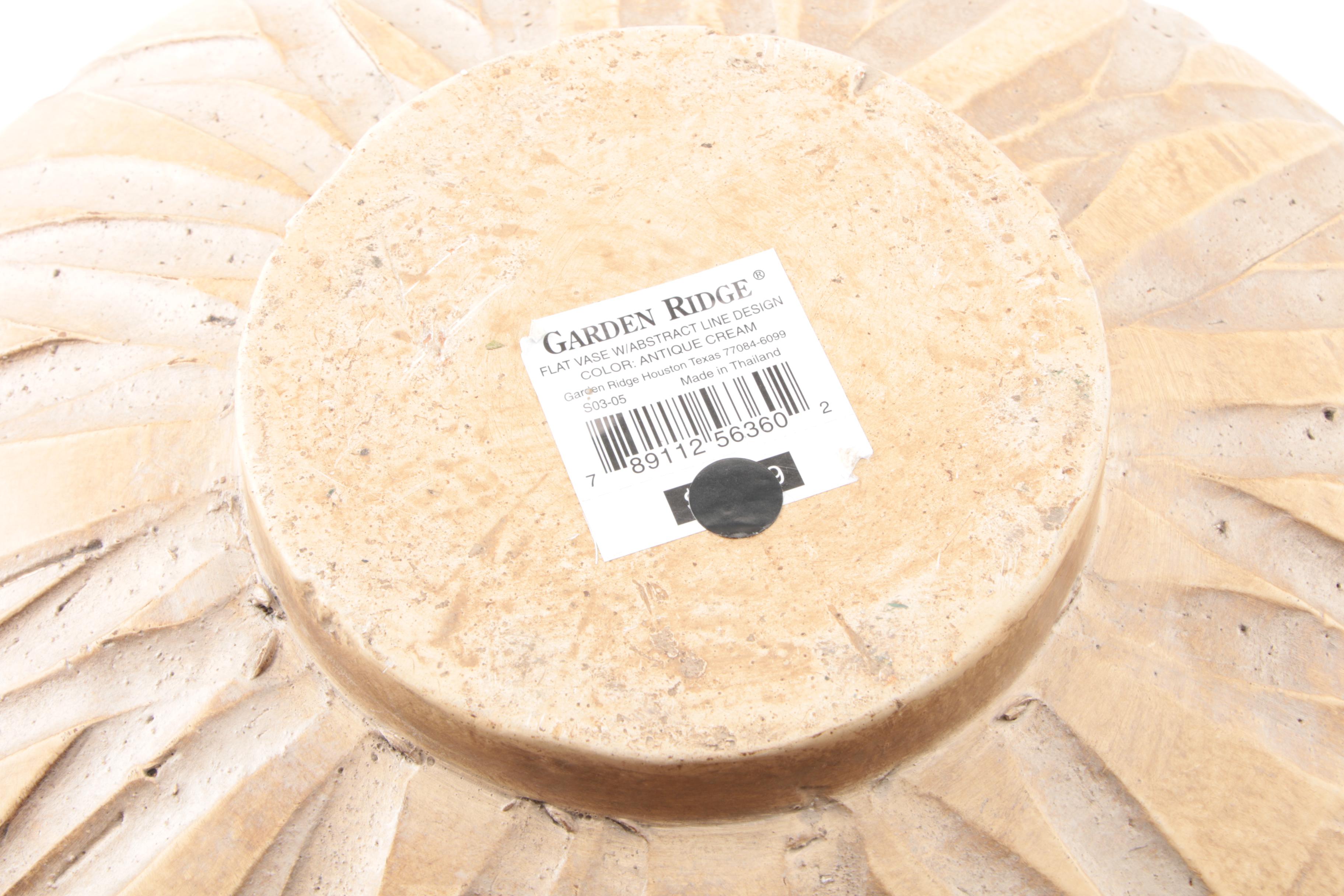 Contemporary Oval Vase