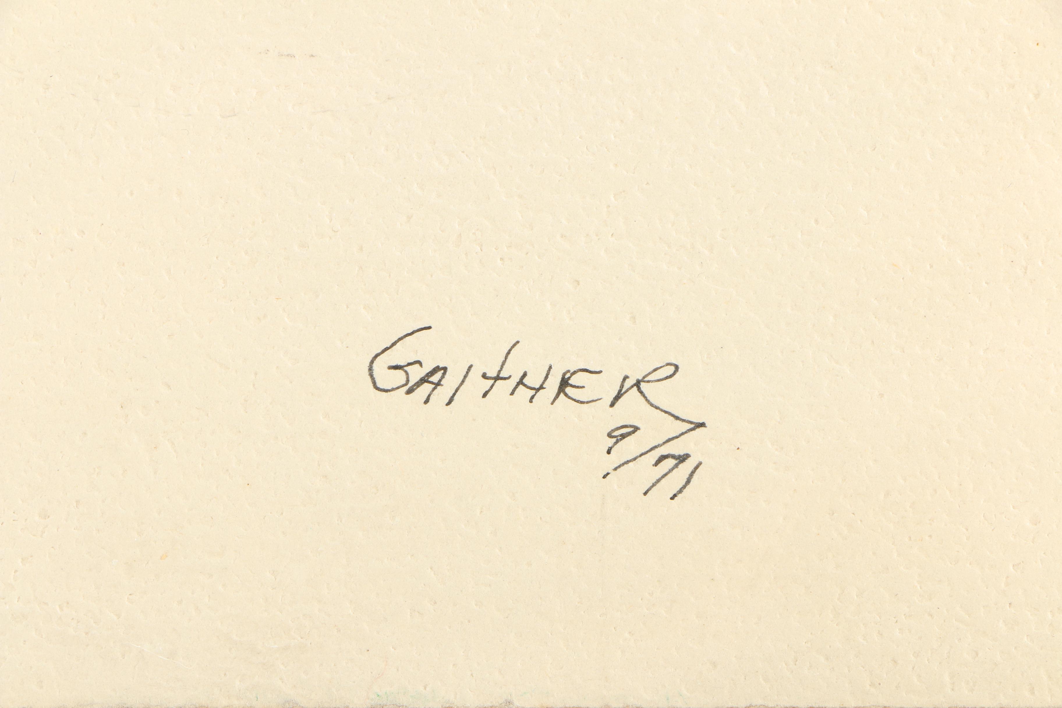 1971 Gaither Ink Drawing